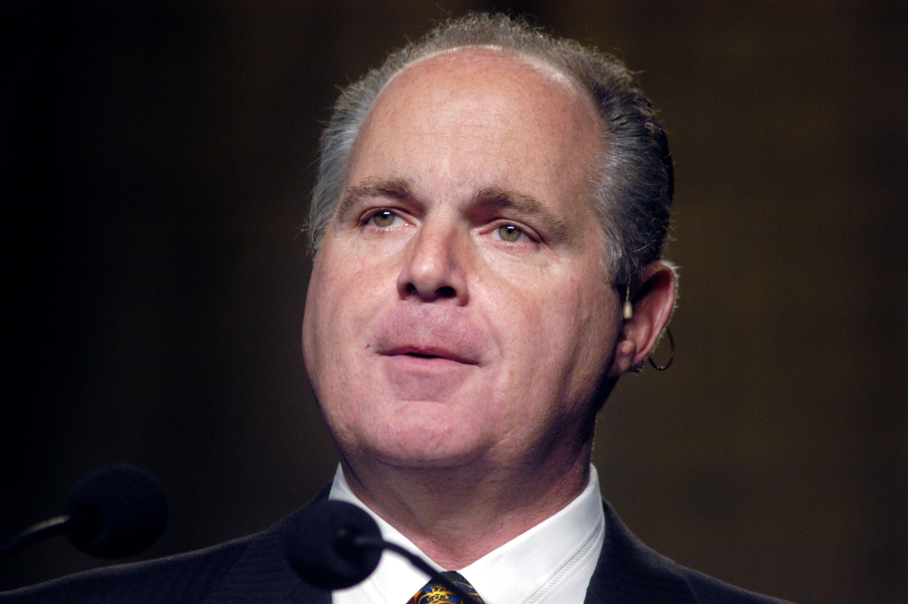 Rush Limbaugh on October 2, 2003 in Philadelphia, Pennsylvania | Source: Getty Images