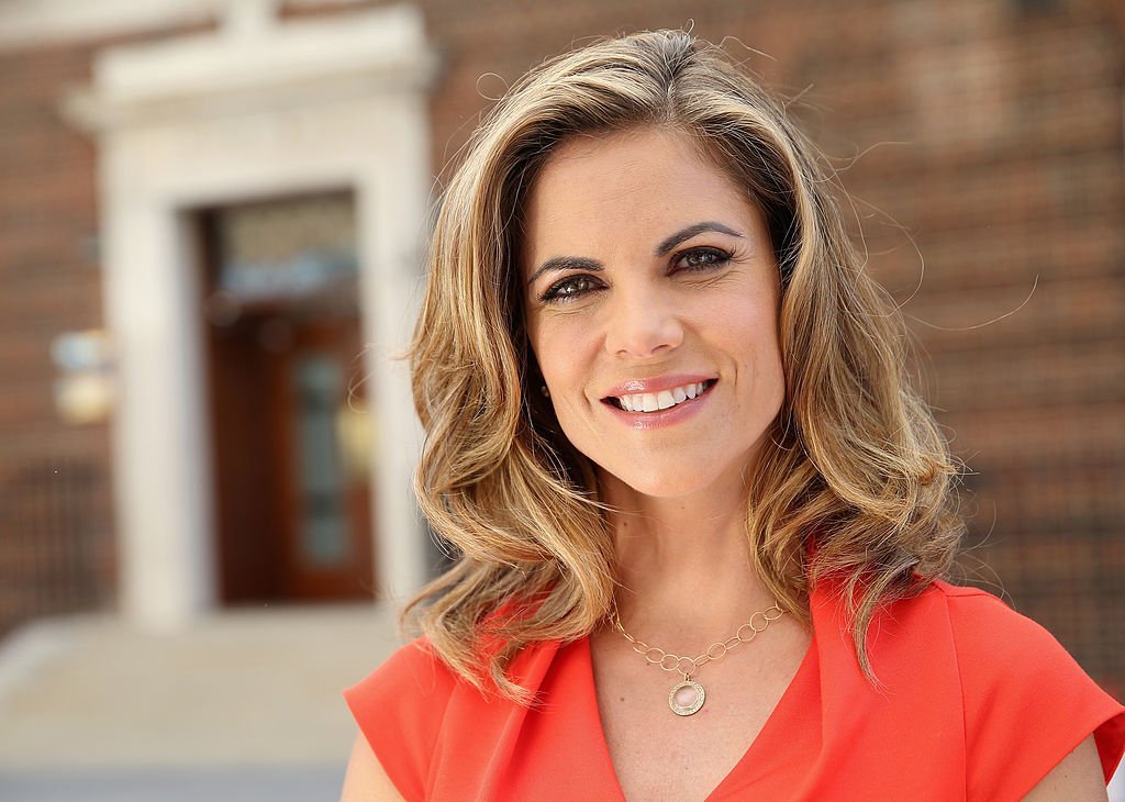  Natalie Morales poses for a portrait outside St Mary's Hospital as the press prepared for the birth of Prince George, on July 18, 2013. | Photo: Getty Images