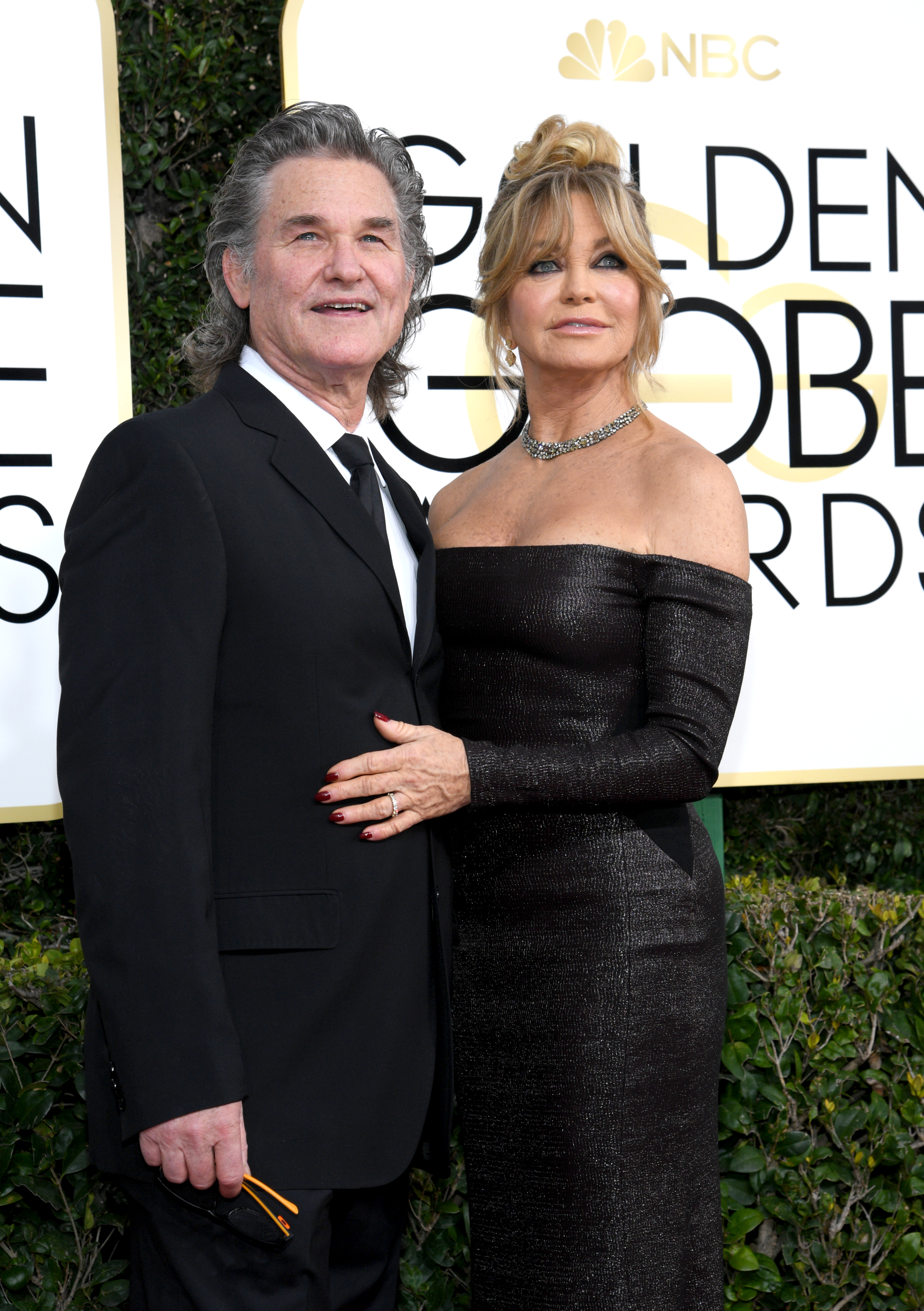 Kurt Russell and Goldie Hawn at the Beverly Hilton Hotel on January 8, 2017. | Source: Getty Images