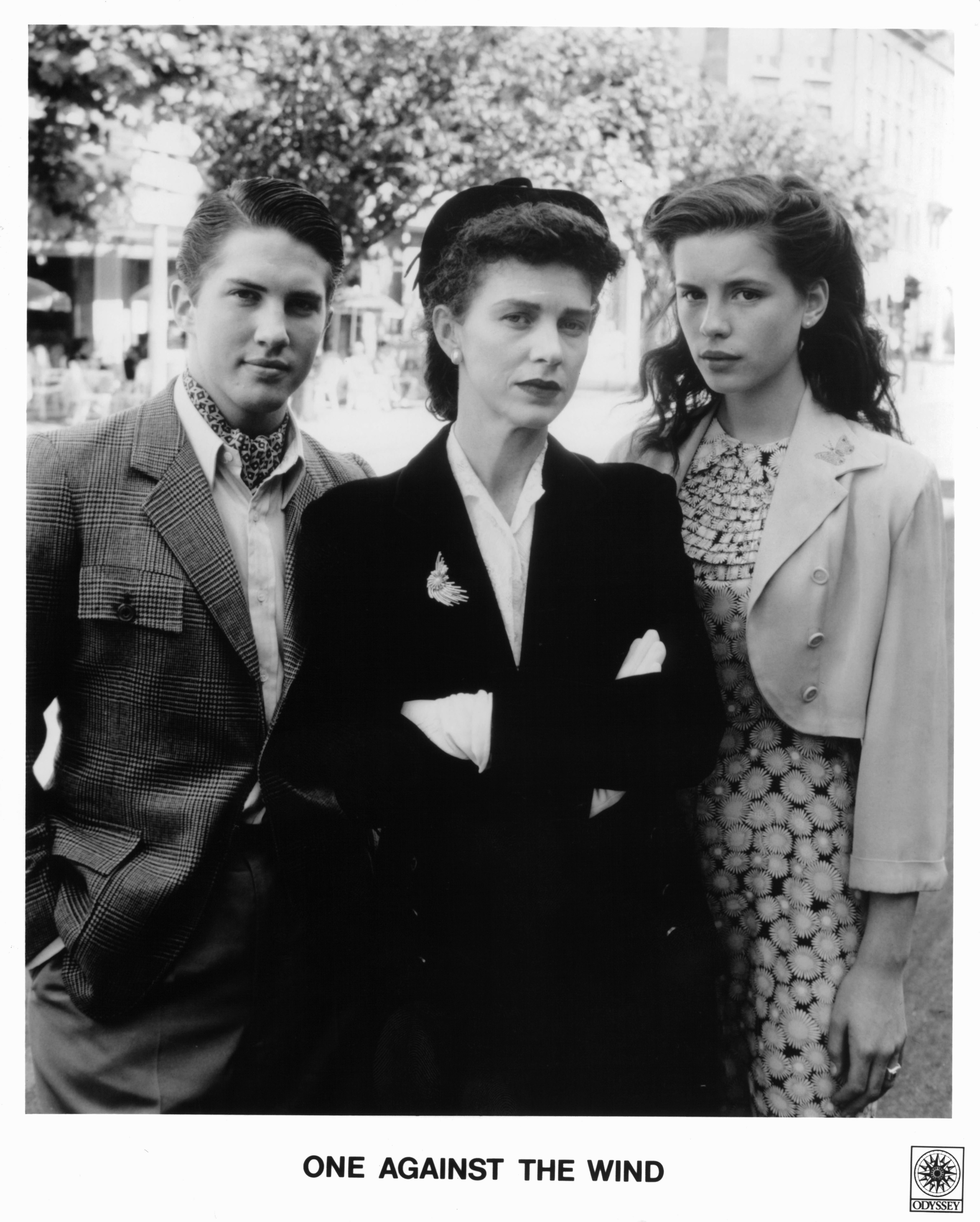 Sam Neill, Judy Davis, and Kate Beckinsale in publicity portrait for the television film "One Against The Wind" in 1991. | Source: Getty Images