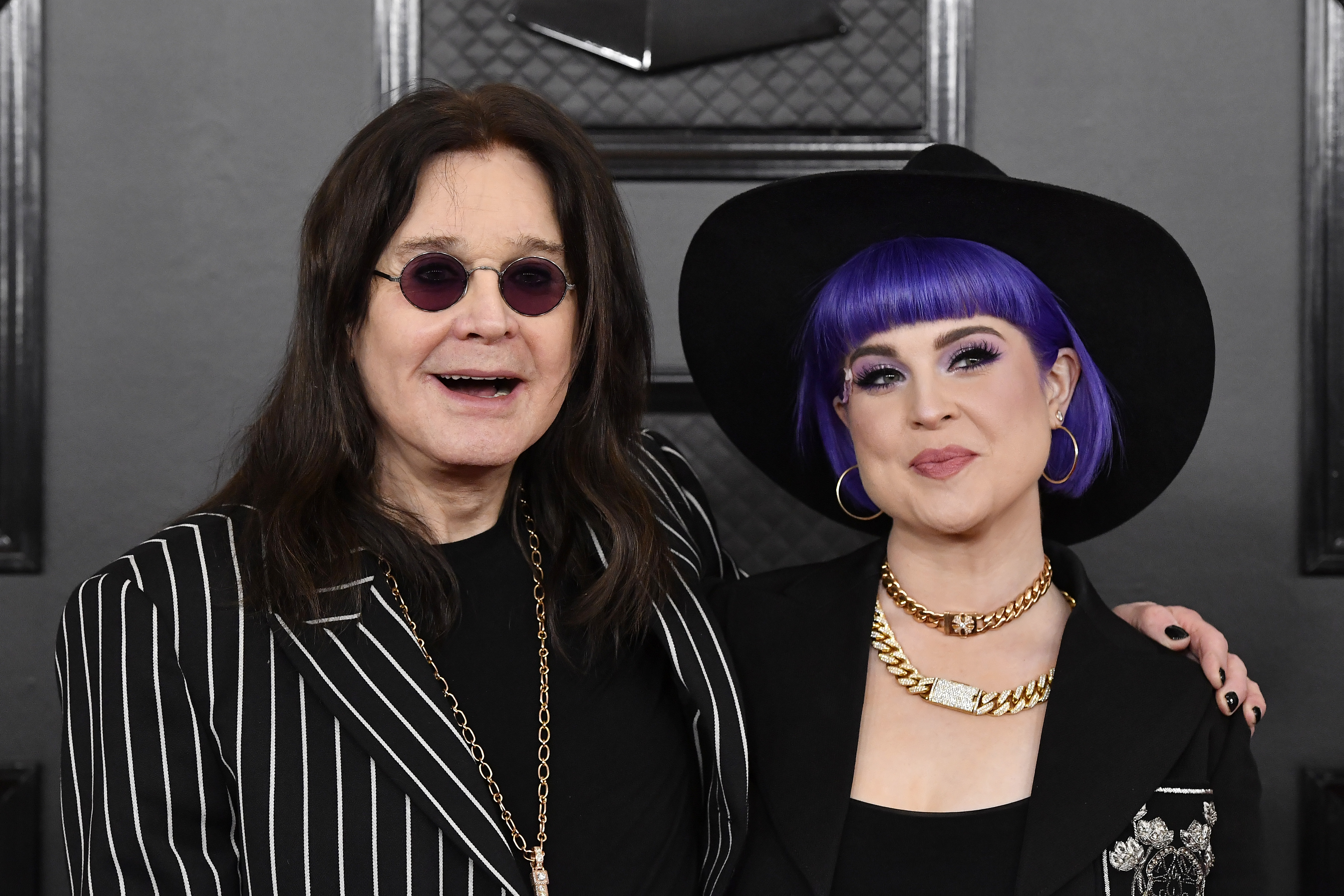 Ozzy and Kelly Osbourne at the 62nd Annual Grammy Awards in Los Angeles, 2020 | Source: Getty Imags