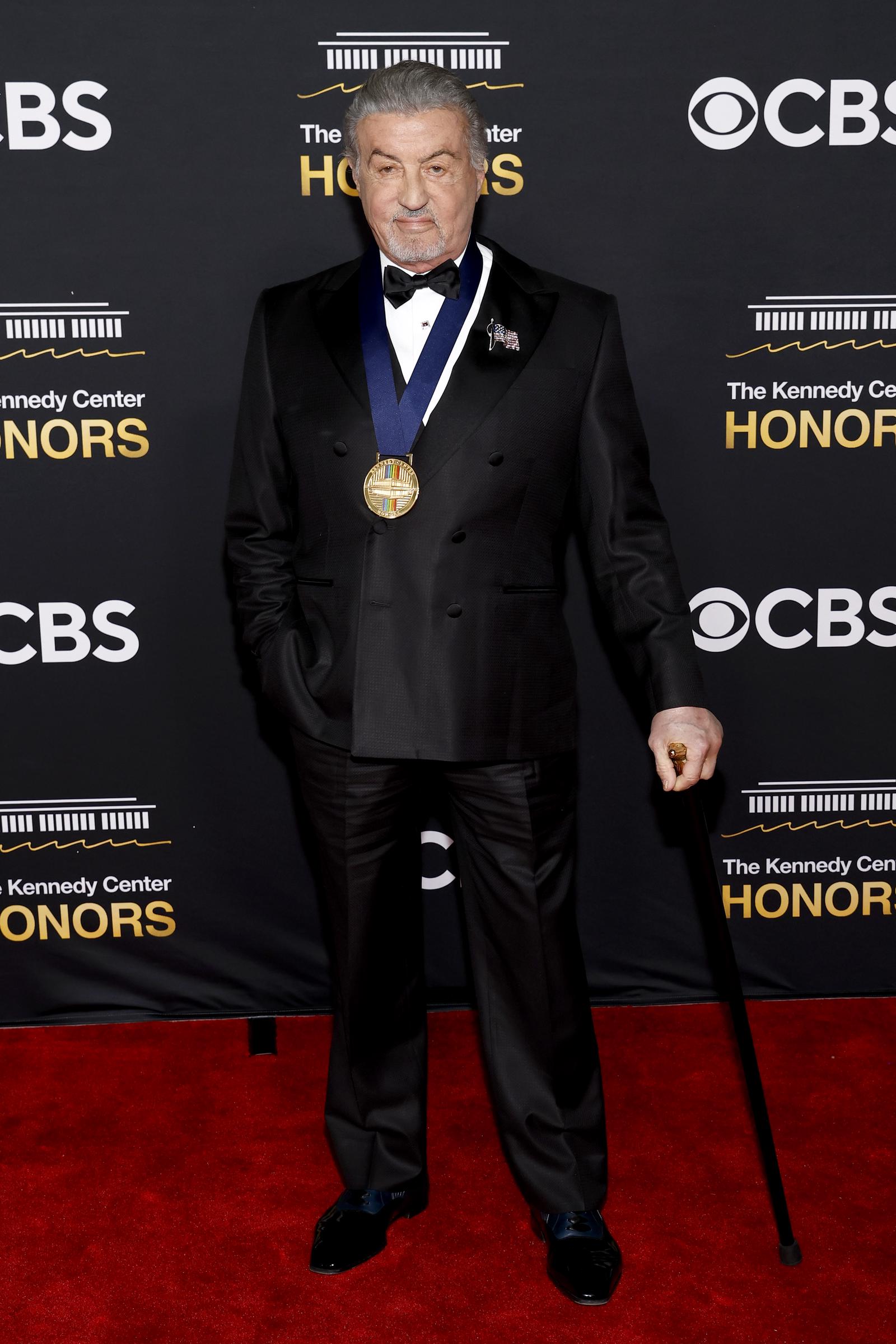 Sylvester Stallone attends the 48th Kennedy Center Honors at The Kennedy Center on December 7, 2025 in Washington, DC | Source: Getty Images