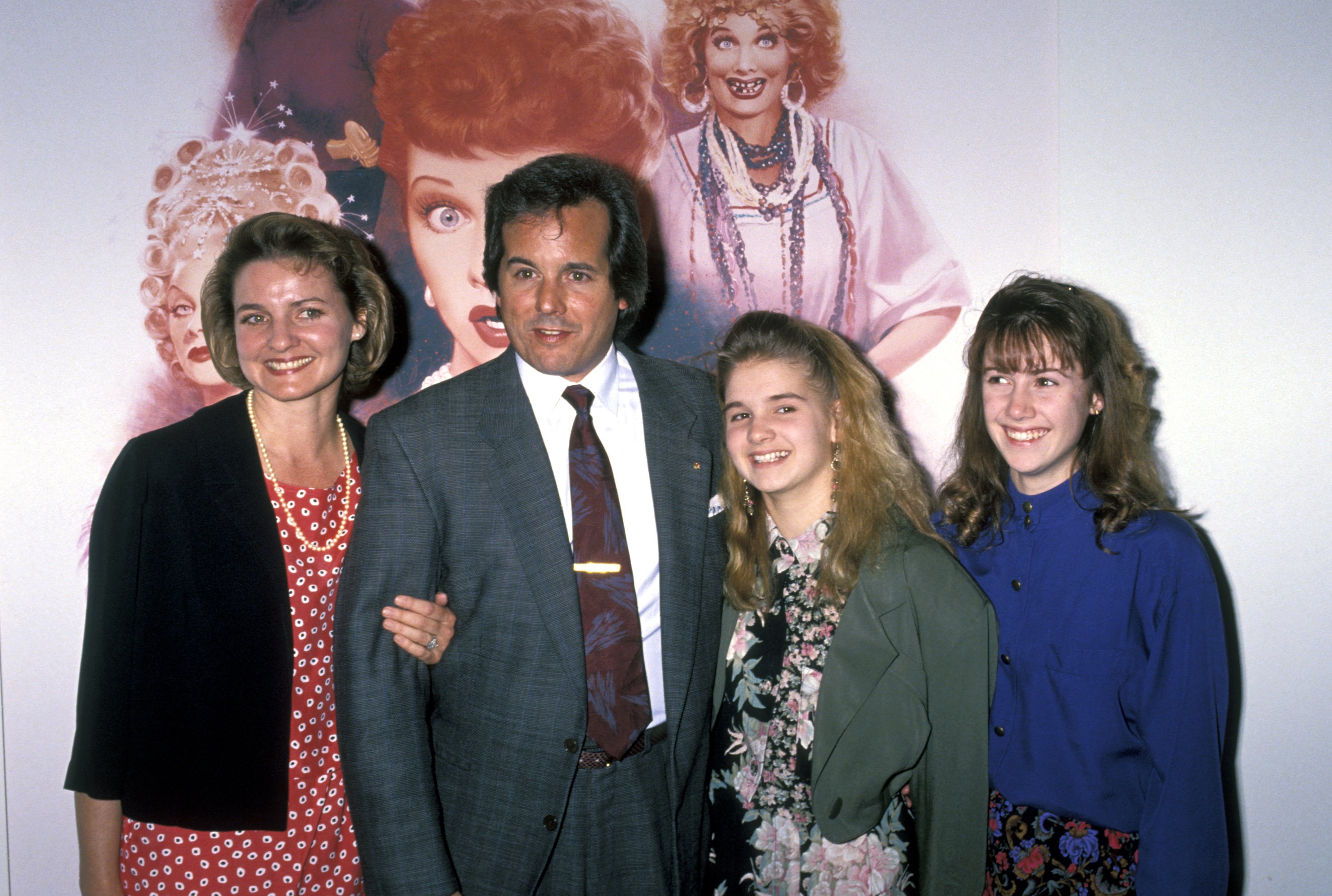 Amy Arnaz, Desi Arnaz Jr., Haley Arnaz and Nichole Arnaz during "Lucy" A Tribute to Lucille Ball. | Source: Getty Images