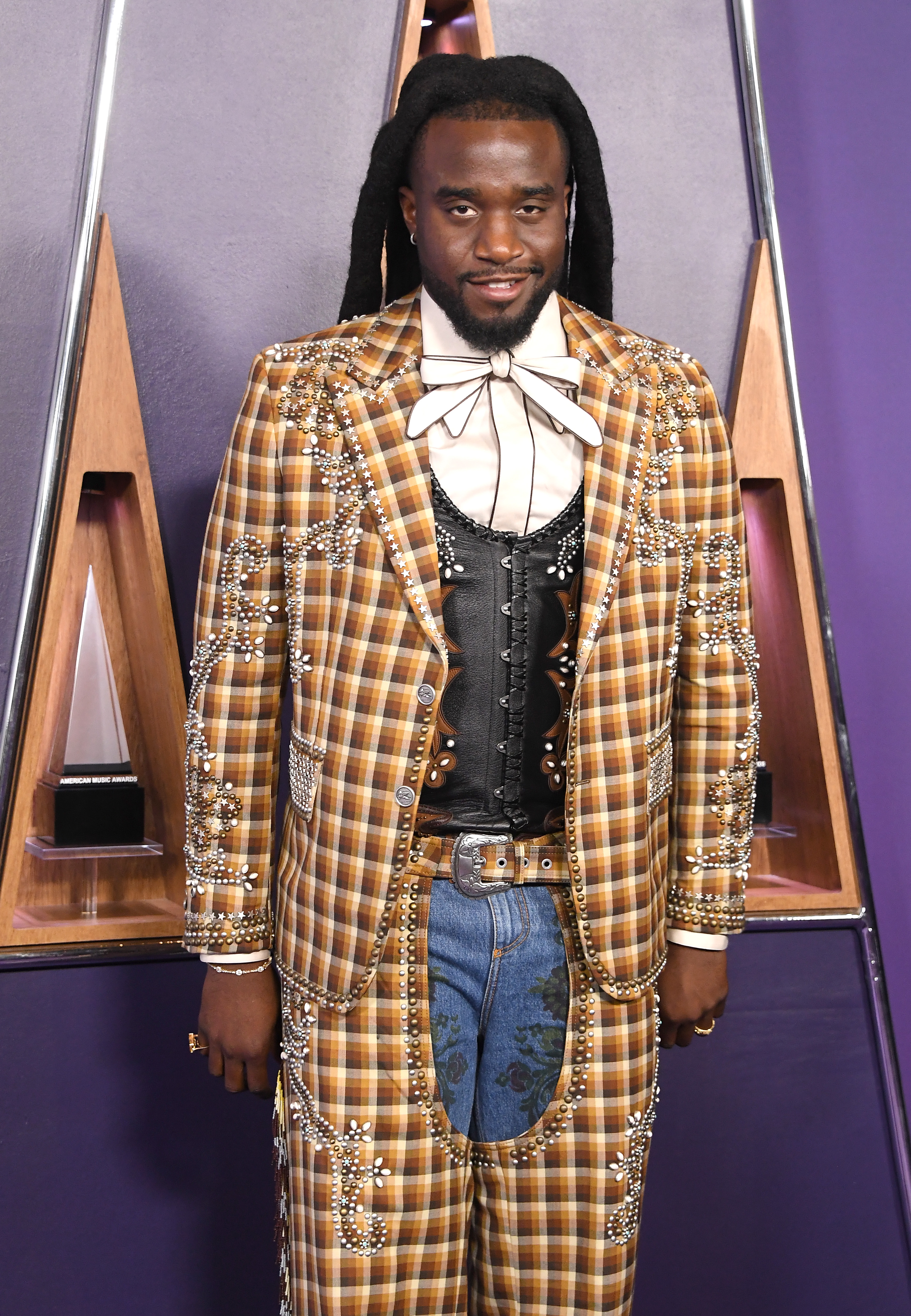 Shaboozey at the 2025 American Music Awards on May 26 in Las Vegas, Nevada. | Source: Getty Images