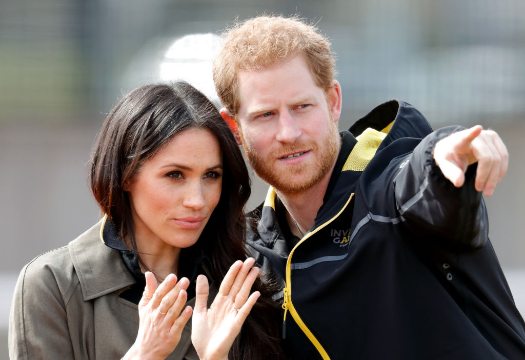 Meghan Markle and Prince Harry attend the UK Team Trials for the Invictus Games Sydney 2018 at the University of Bath on April 6, 2018 in Bath, England. | Source: Getty Images