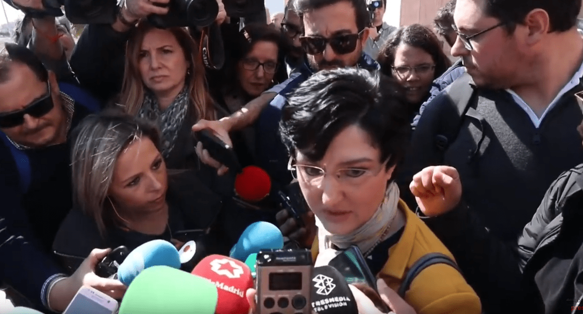 Antonia Barba Garcia, abogada de José Roselló y Vicky García, padres de Julen. | Imagen: YouTube/Europa Press