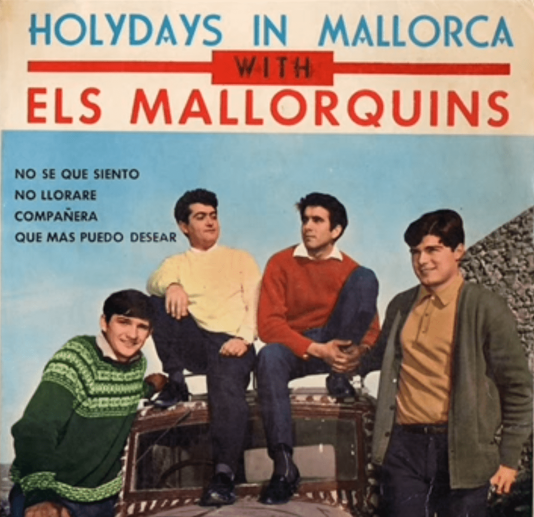 Portada del EP "Holydays in Mallorca" (Fonal, 1966), de la banda Els Mallorquins. | Imagen: YouTube/PartForanaSound Portada del EP "Holydays in Mallorca" (Fonal, 1966), de la banda Els Mallorquins. | Imagen: YouTube/PartForanaSound