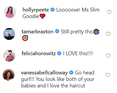 Comments on Mrs. Tina's photo. | Source: Instagram/mstinalawson
