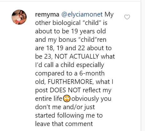 Remy Ma replies to a fan on Instagram.  | Source: Instagram/remyma