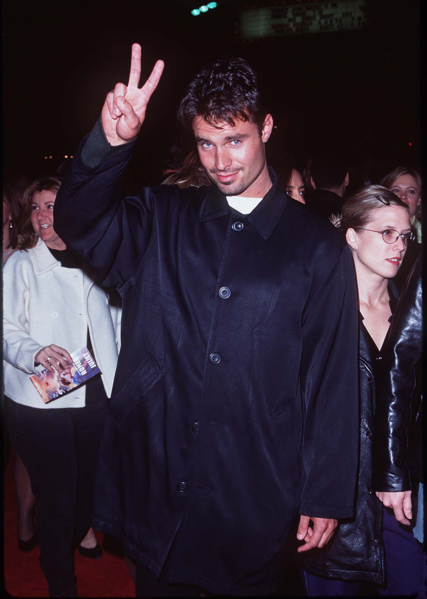Patrick Muldoon during the "Romeo & Juliet" Los Angeles premiere at Mann Chinese Theatre on October 27, 1996, in Los Angeles, California | Source: Getty Images