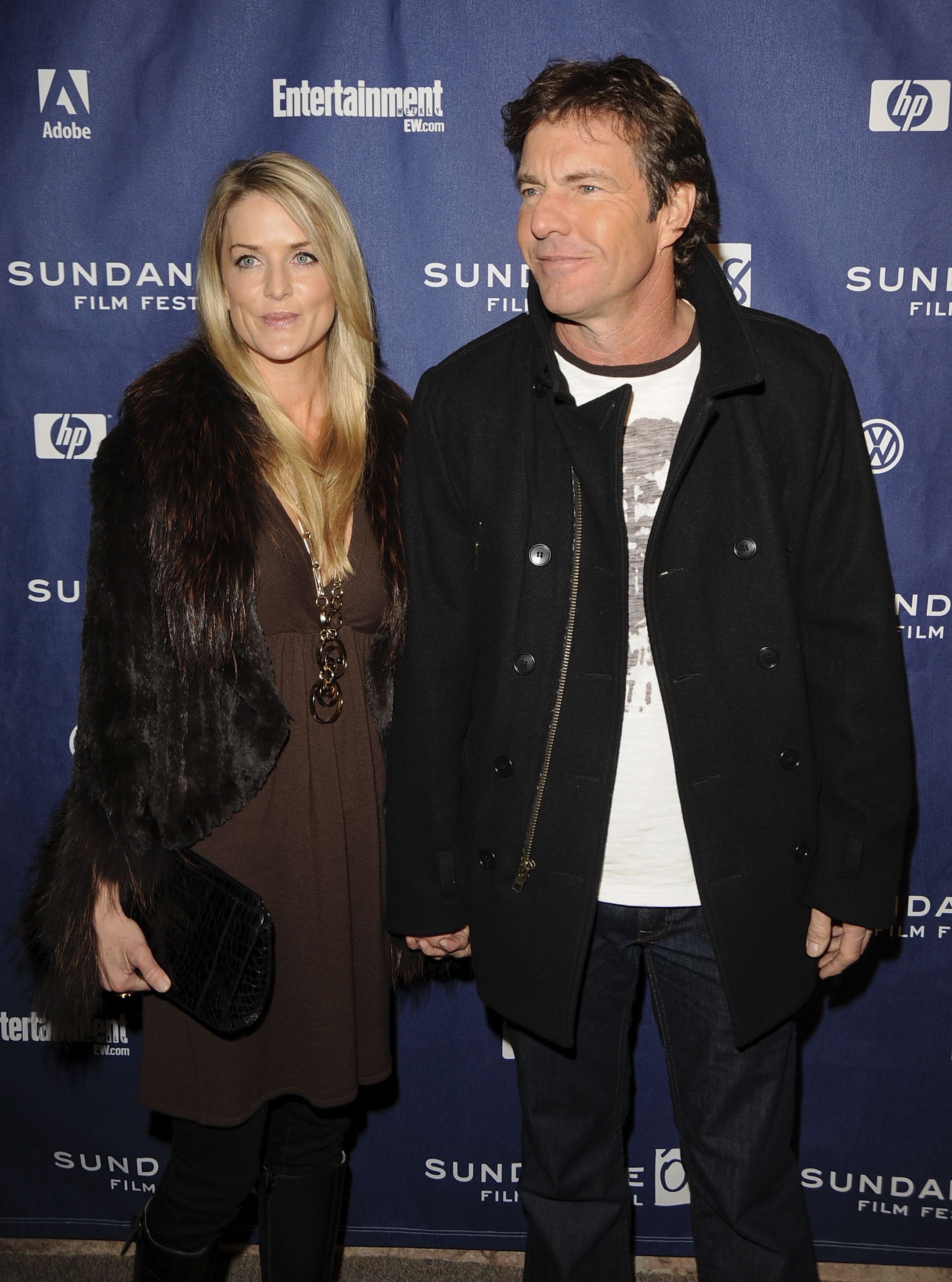 Dennis Quaid and Kimberly Buffington attend the Sundance Film Festival on January 27, 2008 | Source: Getty Images