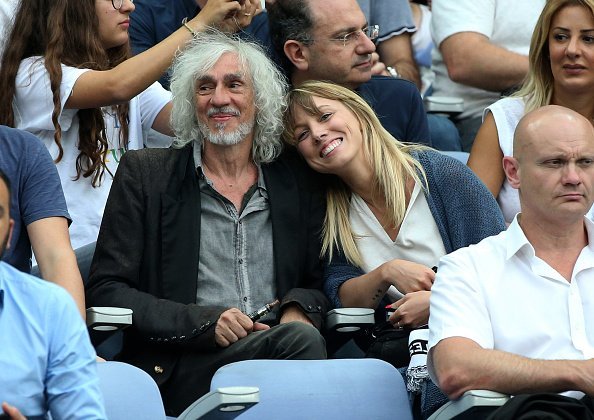 Louis Bertignac and Laeticia attend the French Cup final (Coupe de France) between Paris Saint-Germain and SCO Angers at Stade de France on May 27, 2017 in Saint-Denis near Paris, France. | Photo : Getty Images