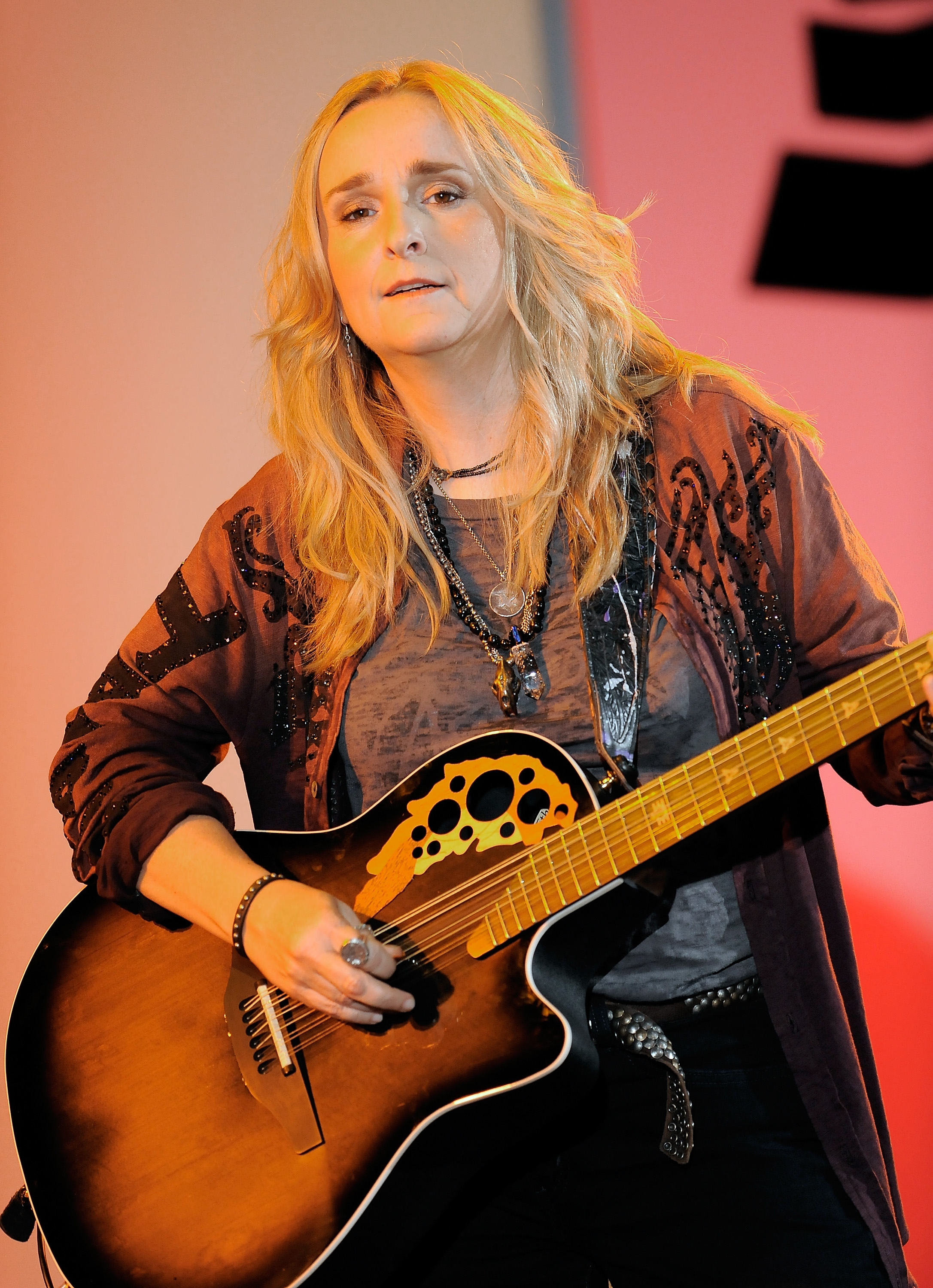 Melissa Etheridge performs in concert during The Recording Academy's Grammy Artists Revealed event at Hard Rock Cafe - Times Square in New York City on June 21, 2010. | Source: Getty Images