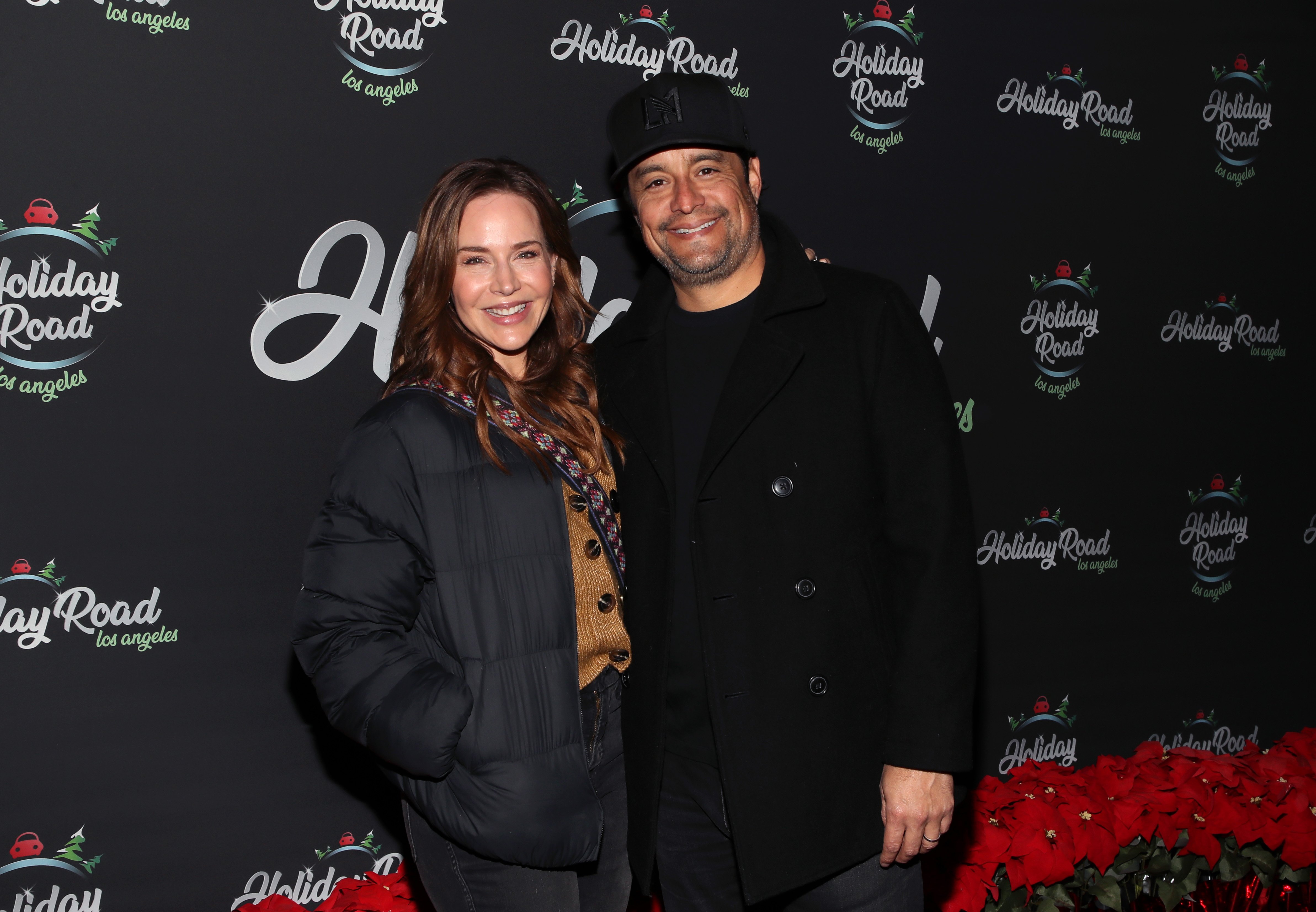 Julie Benz and Rich Orosco at the Holiday Road Family and Friends preview night on December 4, 2021, in California | Source: Getty Images