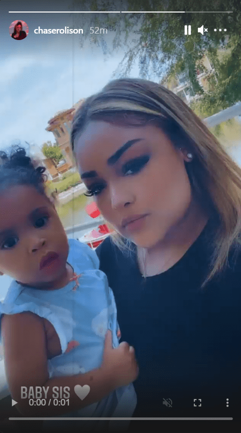 Tionne "T–Boz" Watkins' daughter, Chase Anela Rolison with her "baby sis" on Instagram | Photo: Instagram/chaserolison