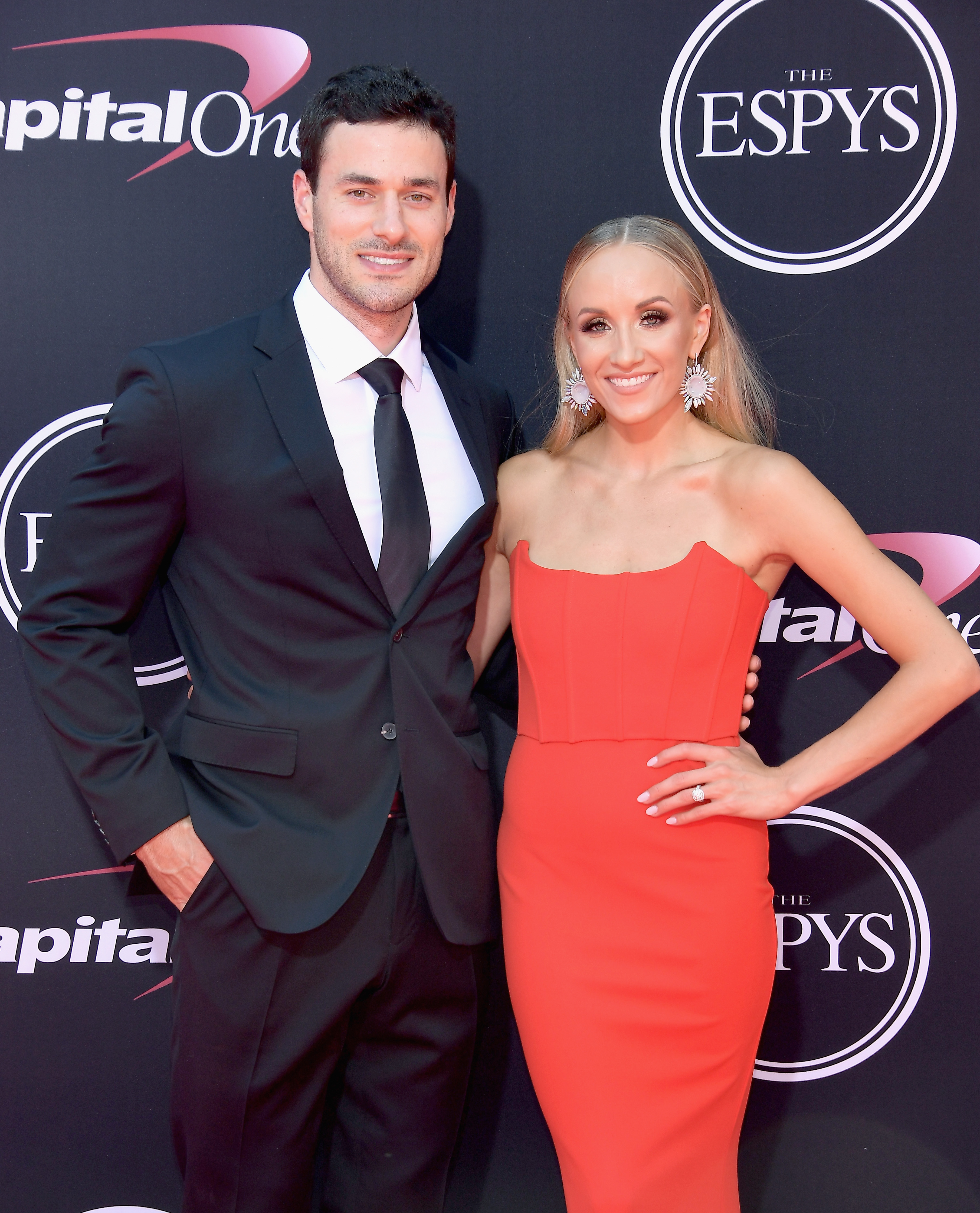 Matt Lombardi and Nastia Liukin attend The 2017 ESPYS at Microsoft Theater on July 12, 2017, in Los Angeles, California. | Source: Getty Images