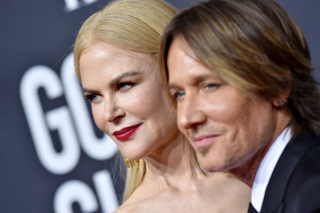 Nicole Kidman y Keith Urban en la 77a entrega de los Globos de Oro el 5 de enero de 2020 en Beverly Hills, California. | Foto: Getty Images
