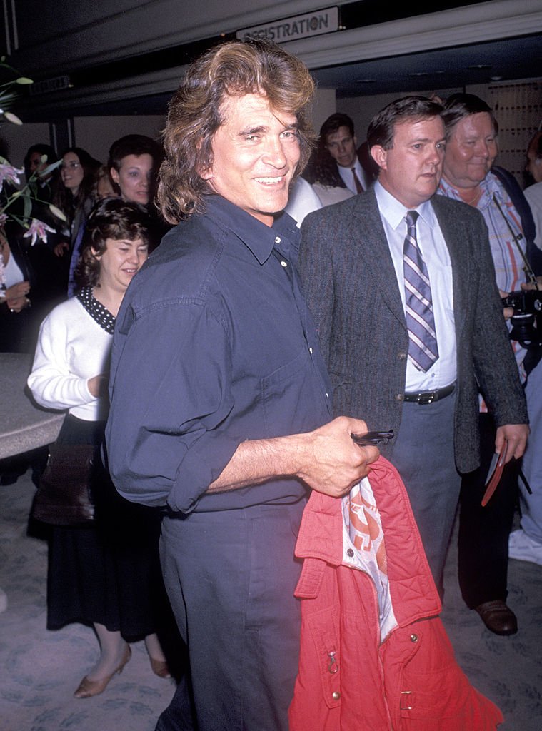 El actor Michael Landon en el Congreso Nacional sobre el Síndrome de Down el 20 de octubre de 1989 en Beverly Hills, California. I Foto: Getty Images.