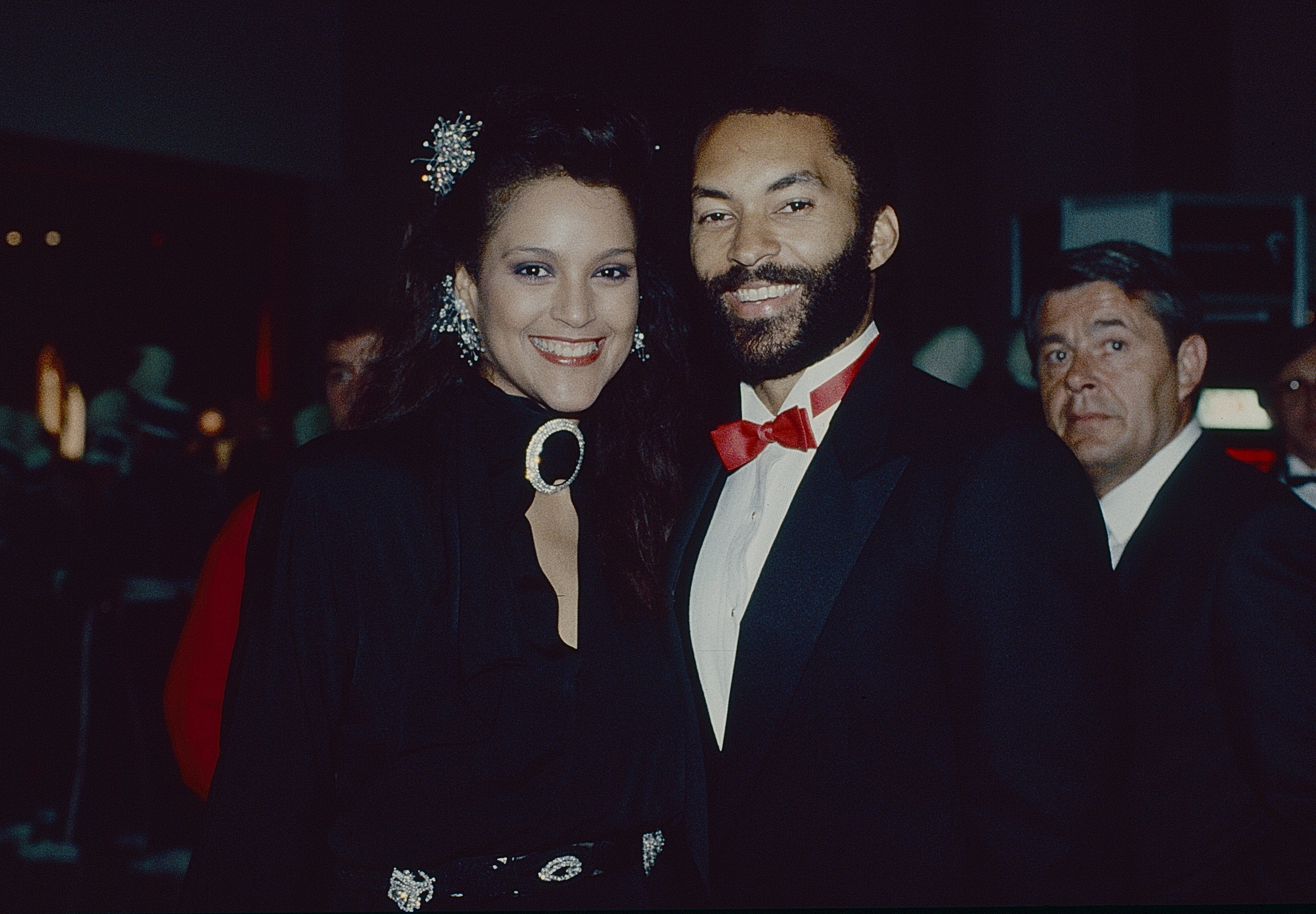 Jayne Kennedy and Bill Overton attend a reception at The Limelight in Atlanta, Georgia in January 1982. | Photo: Getty Images
