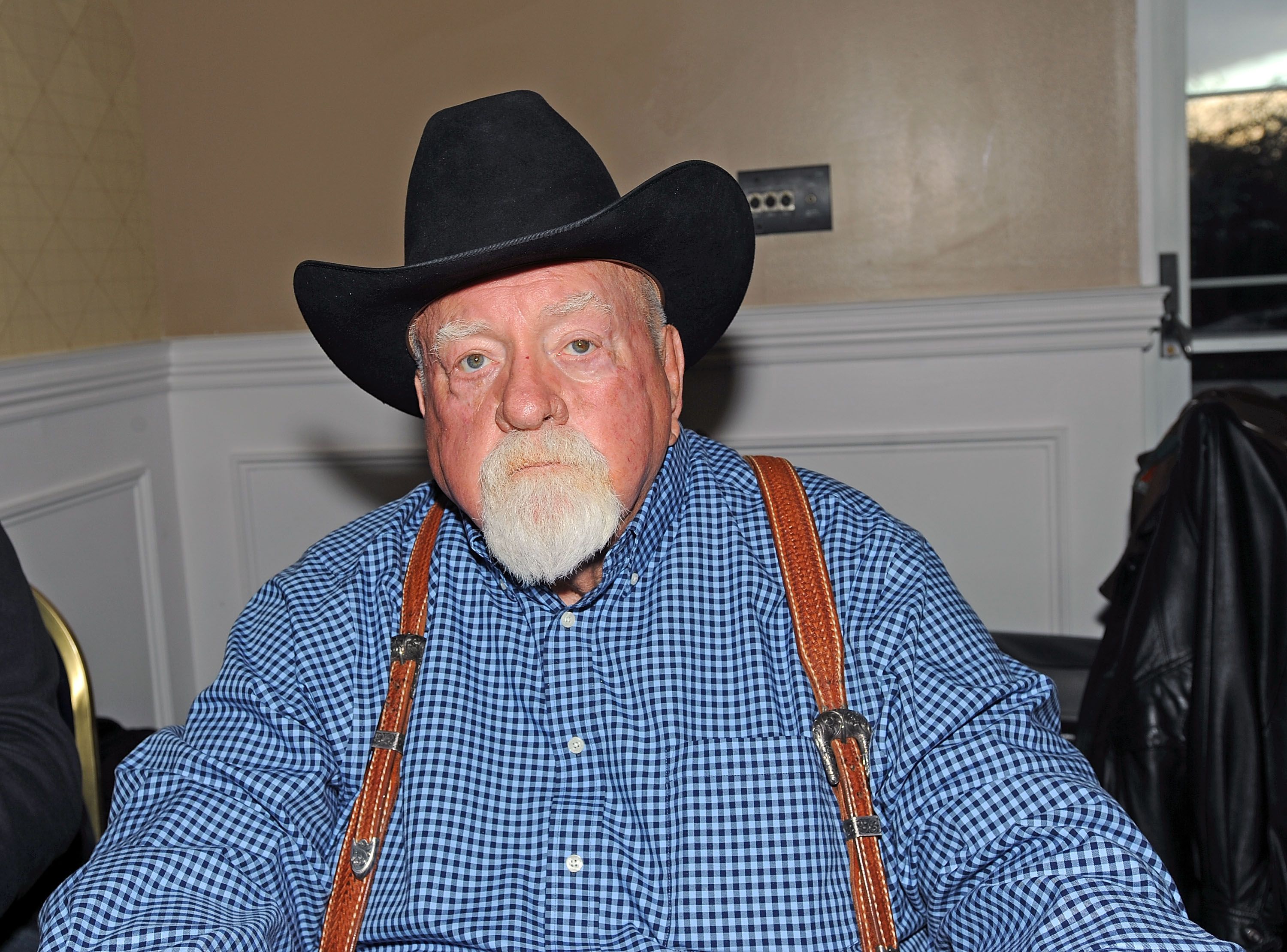Actor Wilford Brimley at the 2017 Monster Mania Con at NJ Crowne Plaza Hotel in Cherry Hill, New Jersey | Photo: Bobby Bank/Getty Images