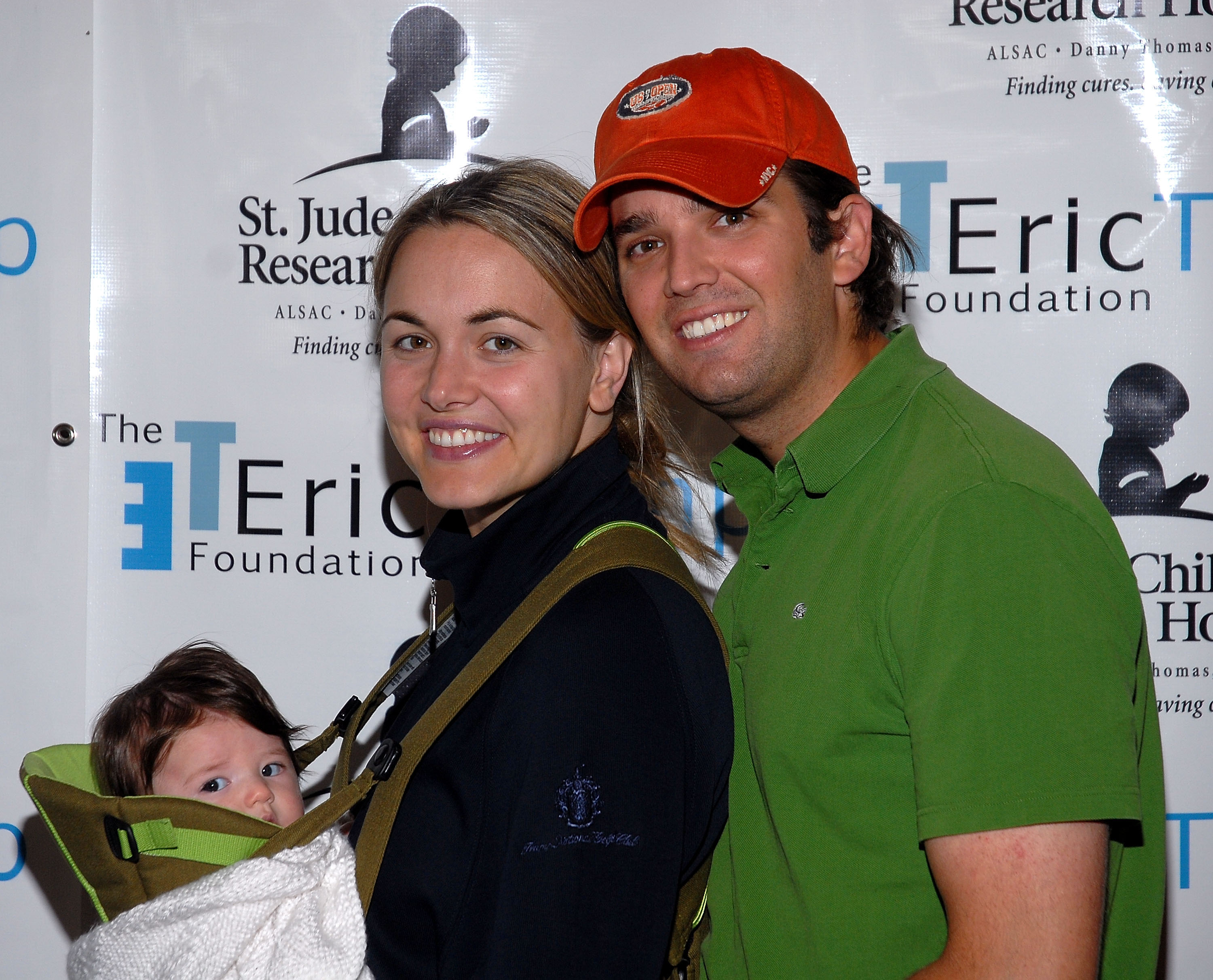 Kai, Vanessa, and Donald Trump Jr. at The Eric Trump Foundation Golf Invitational at Trump National Golf Club on September 18, 2007, in Briarcliff Manor, New York. | Source: Getty Images