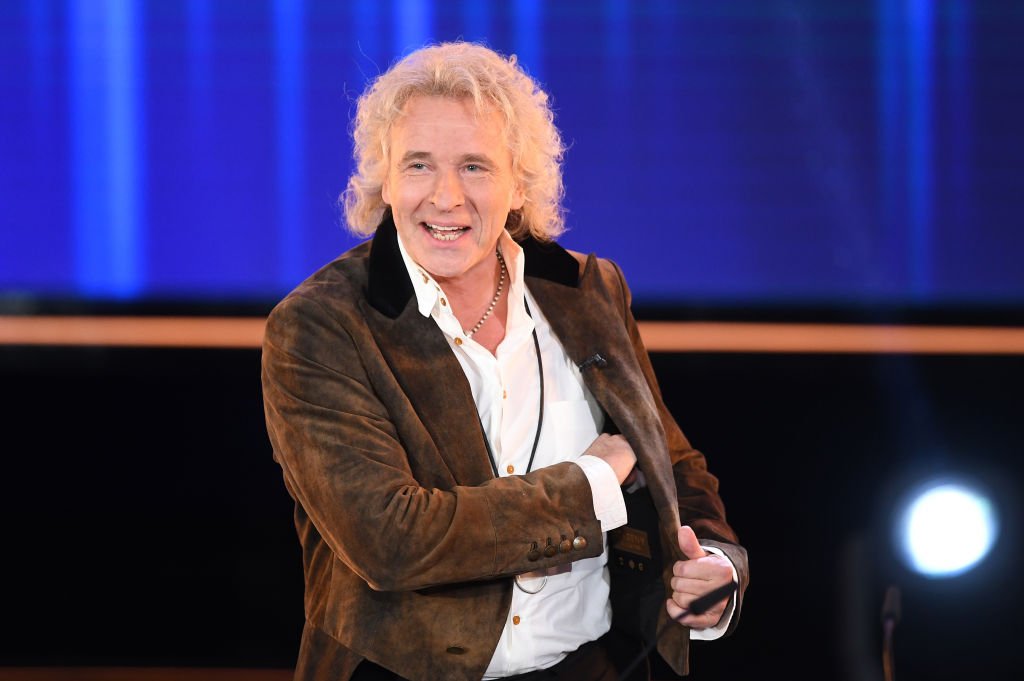 Thomas Gottschalk am Prinzregententheater am 19. Mai 2017 in München, Deutschland. | Quelle: Getty Images