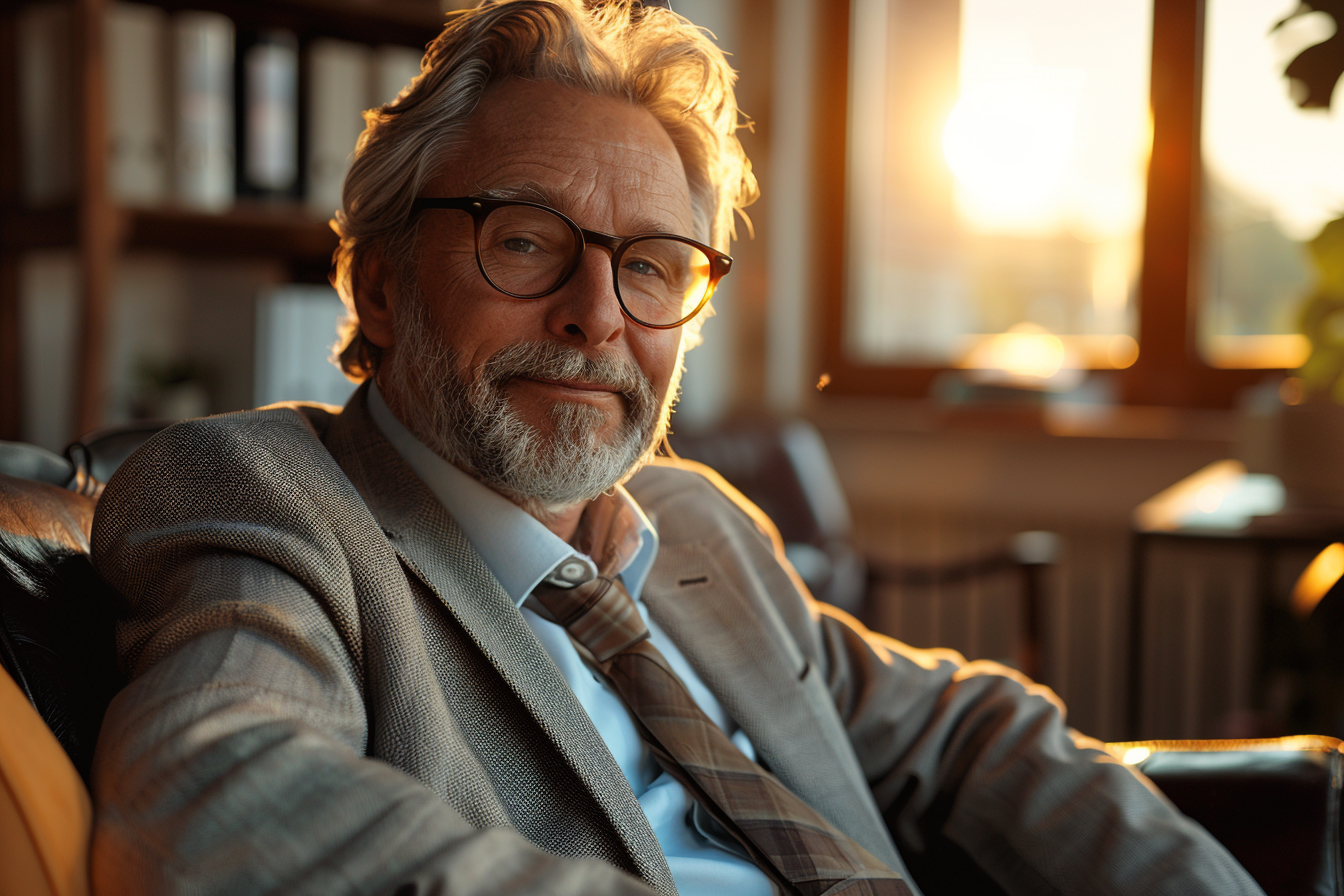 Mature businessman in his office | Source: Midjourney