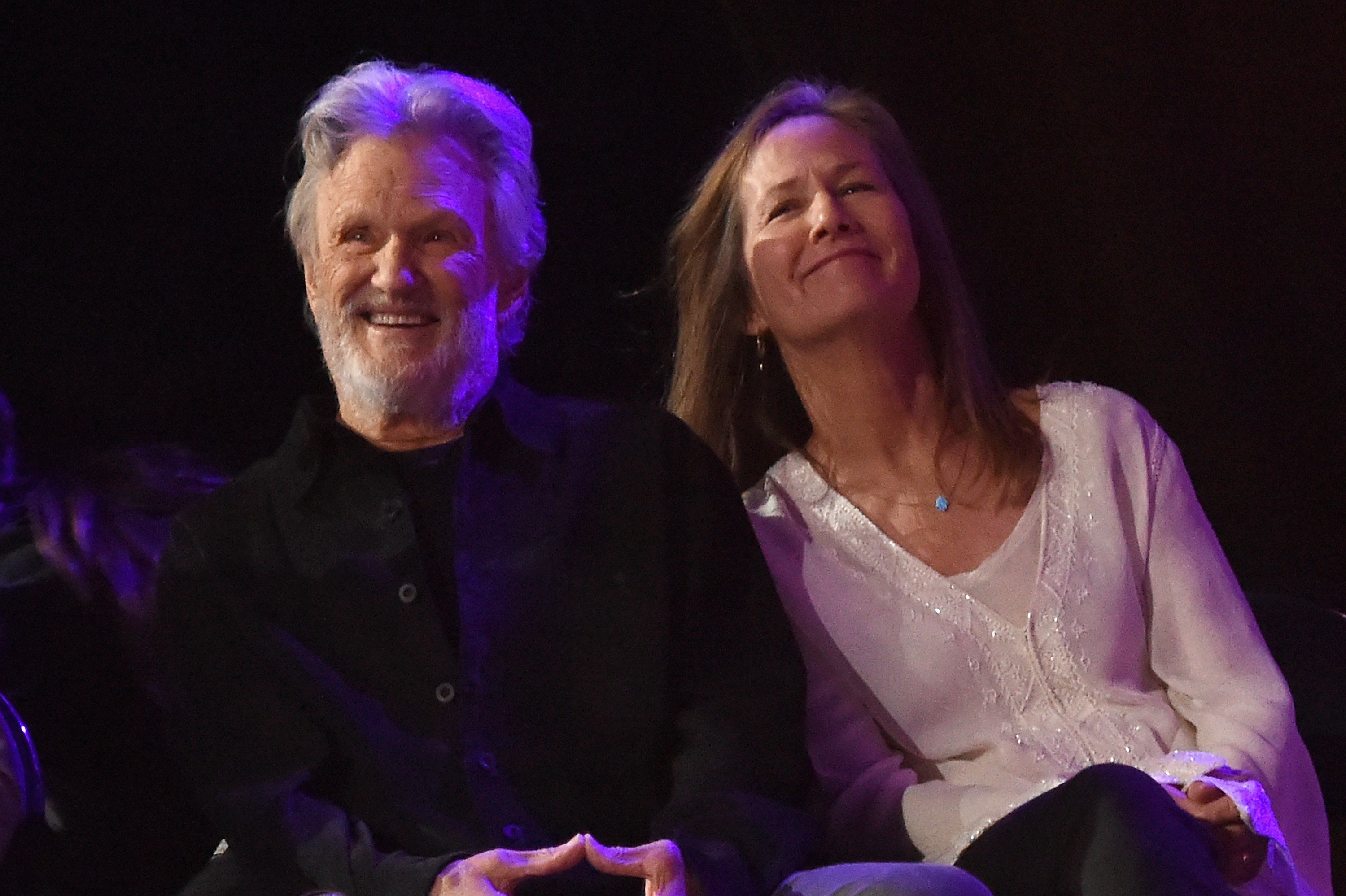 Kris Kristofferson and Lisa Meyers attend The Life & Songs of Kris Kristofferson at Bridgestone Arena in Nashville, Tennessee | Photo: Getty Images
