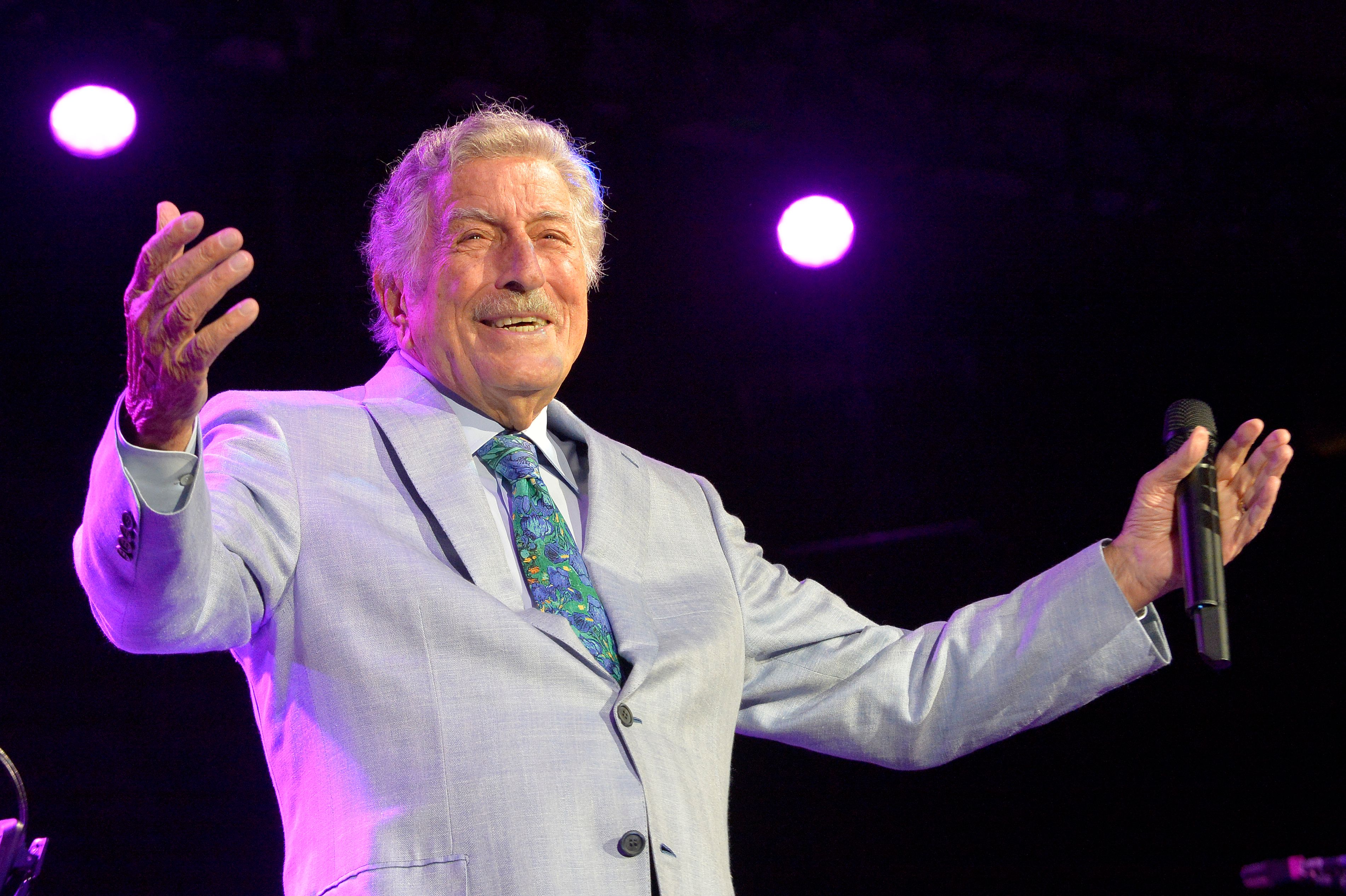 Tony Bennett performing on stage during an invitation-only concert at Encore Boston Harbor Casino in Everett, Massachusetts, on August 8, 2019 | Source: Getty Images