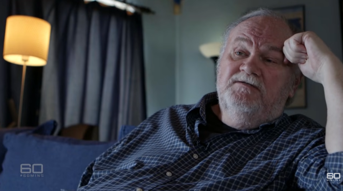 Thomas Markle Sr during his appearance on "60 Minutes Australia," published on 13 June 2021. | Source: YouTube/60 Minutes Australia