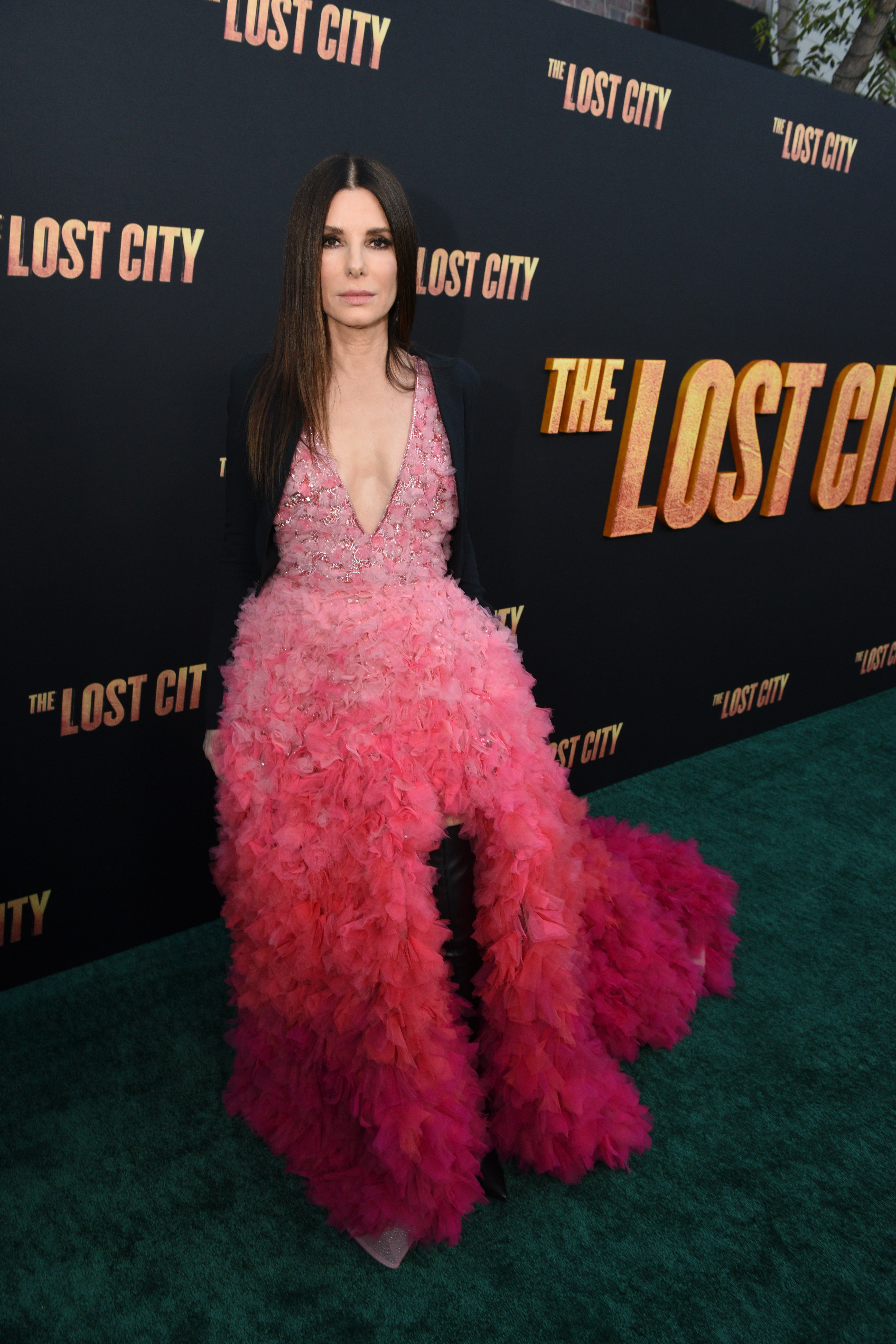 Sandra Bullock attends the Los Angeles premiere of 'The Lost City' at Regency Village Theatre on March 21, 2022 in Los Angeles, California | Source: Getty Images