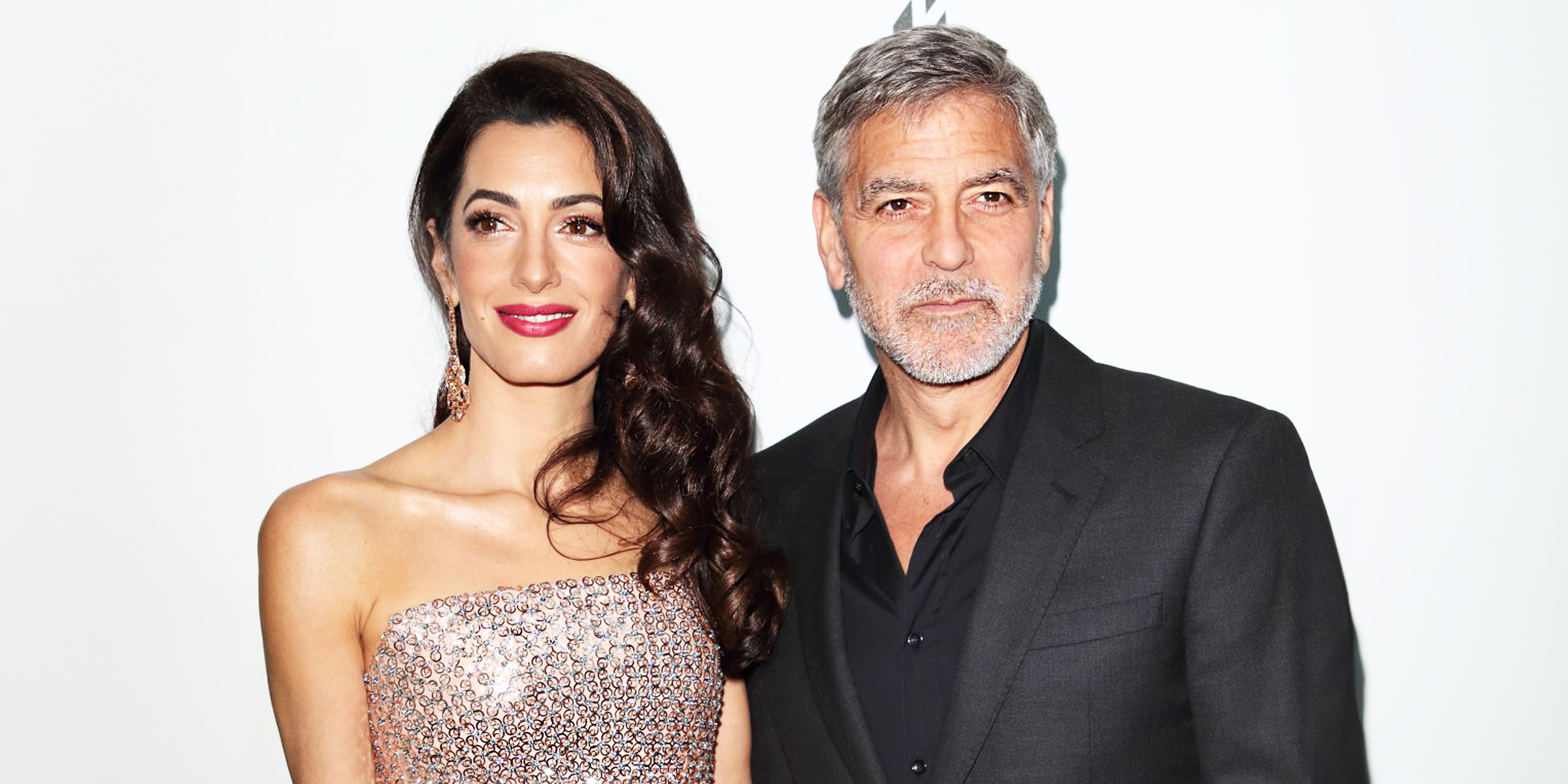 Amal and George Clooney. | Source: Getty Images