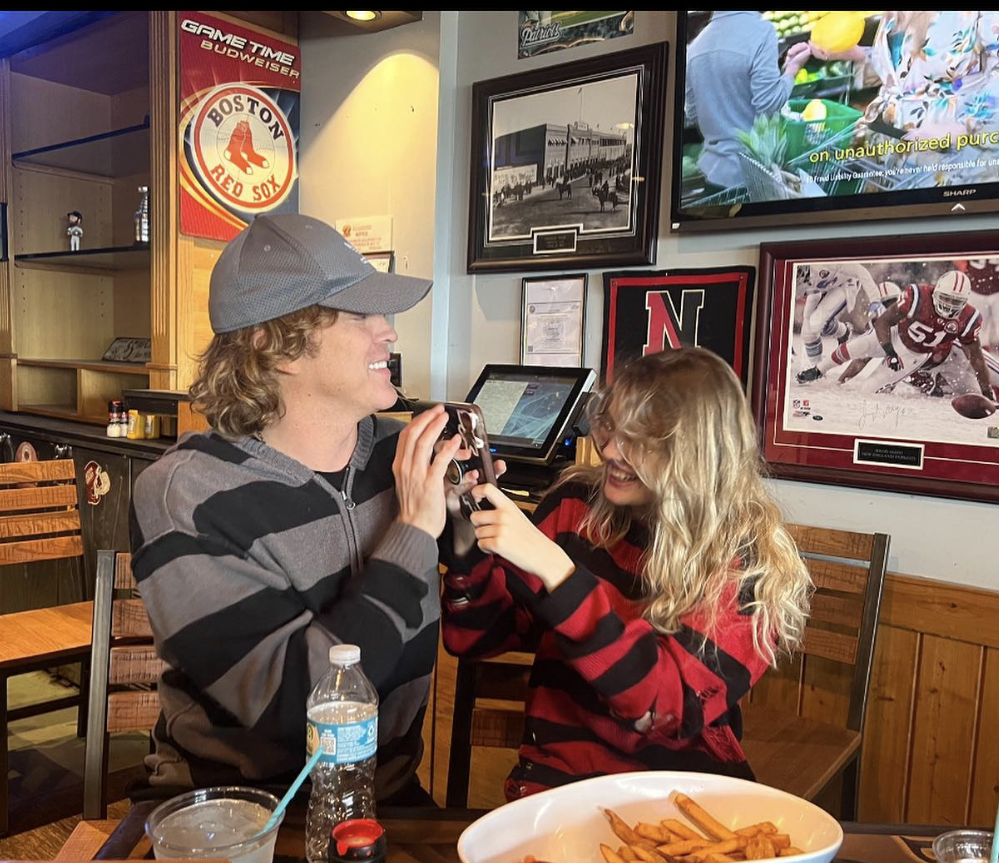 Larry Birkhead and Dannielynn Smith as seen in an Instagram carousel dated January 2024 | Source: Instagram.com/larryanddannielynn/