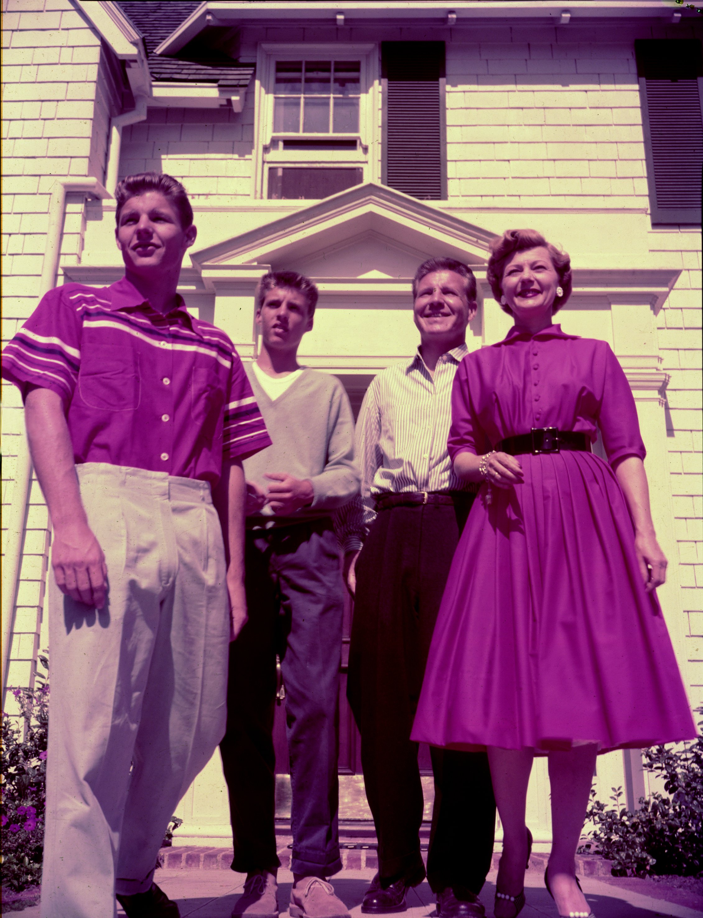 The Nelson family circa 1955 in Los Angeles, California. | Source: Getty Images