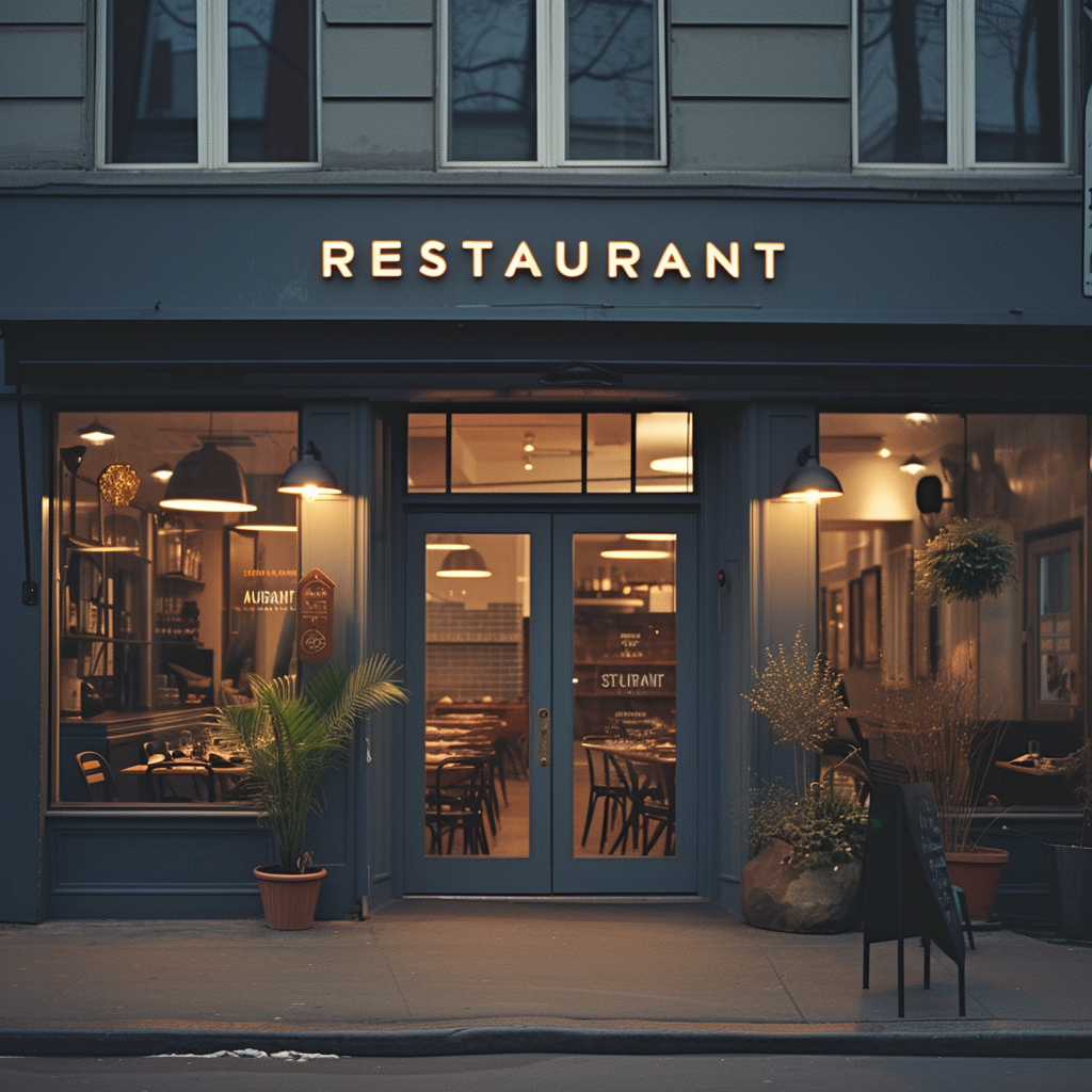 The exterior of a restaurant | Source: Midjourney