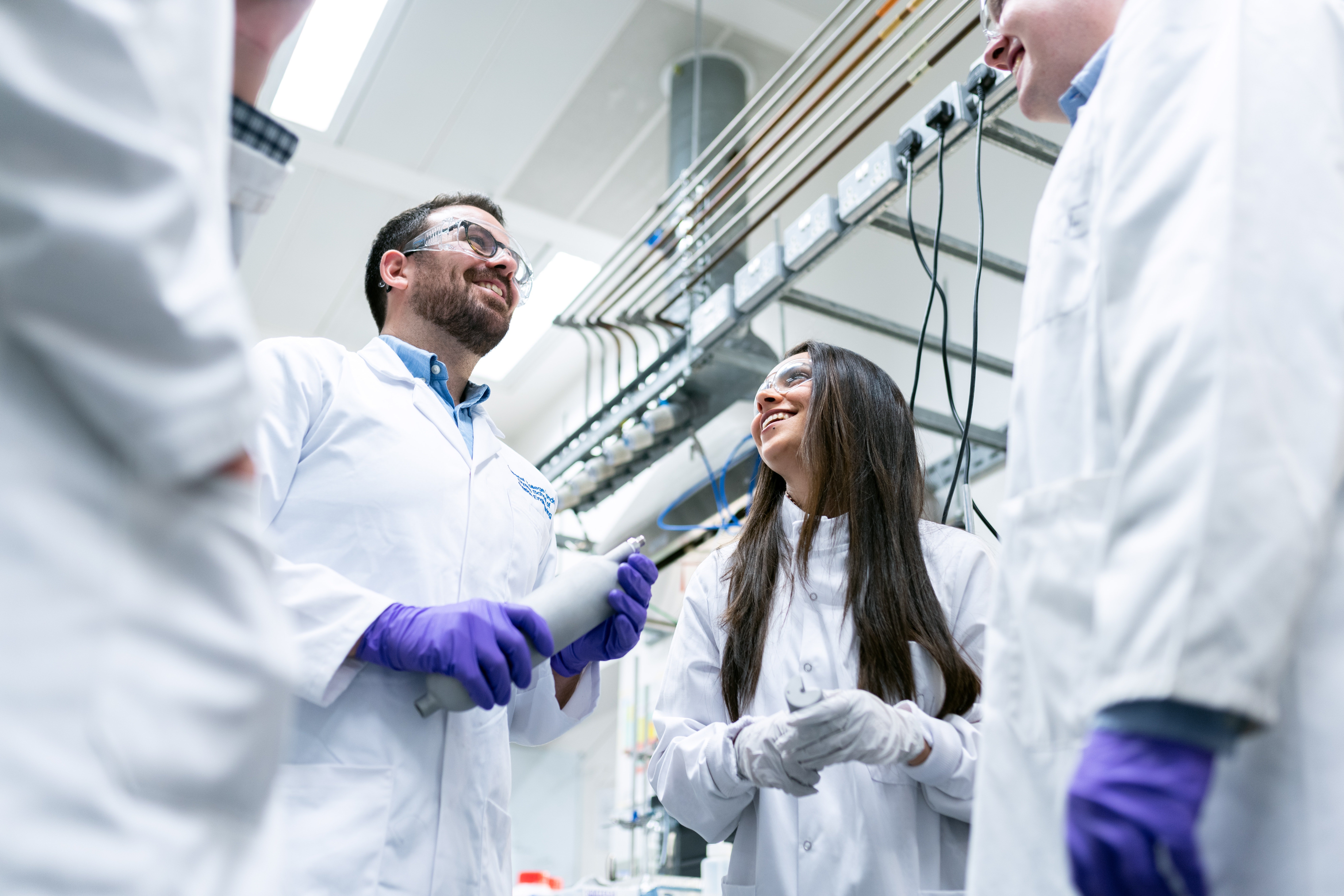 Pictured - Chemical engineers in the laboratory | Source: Pexels 