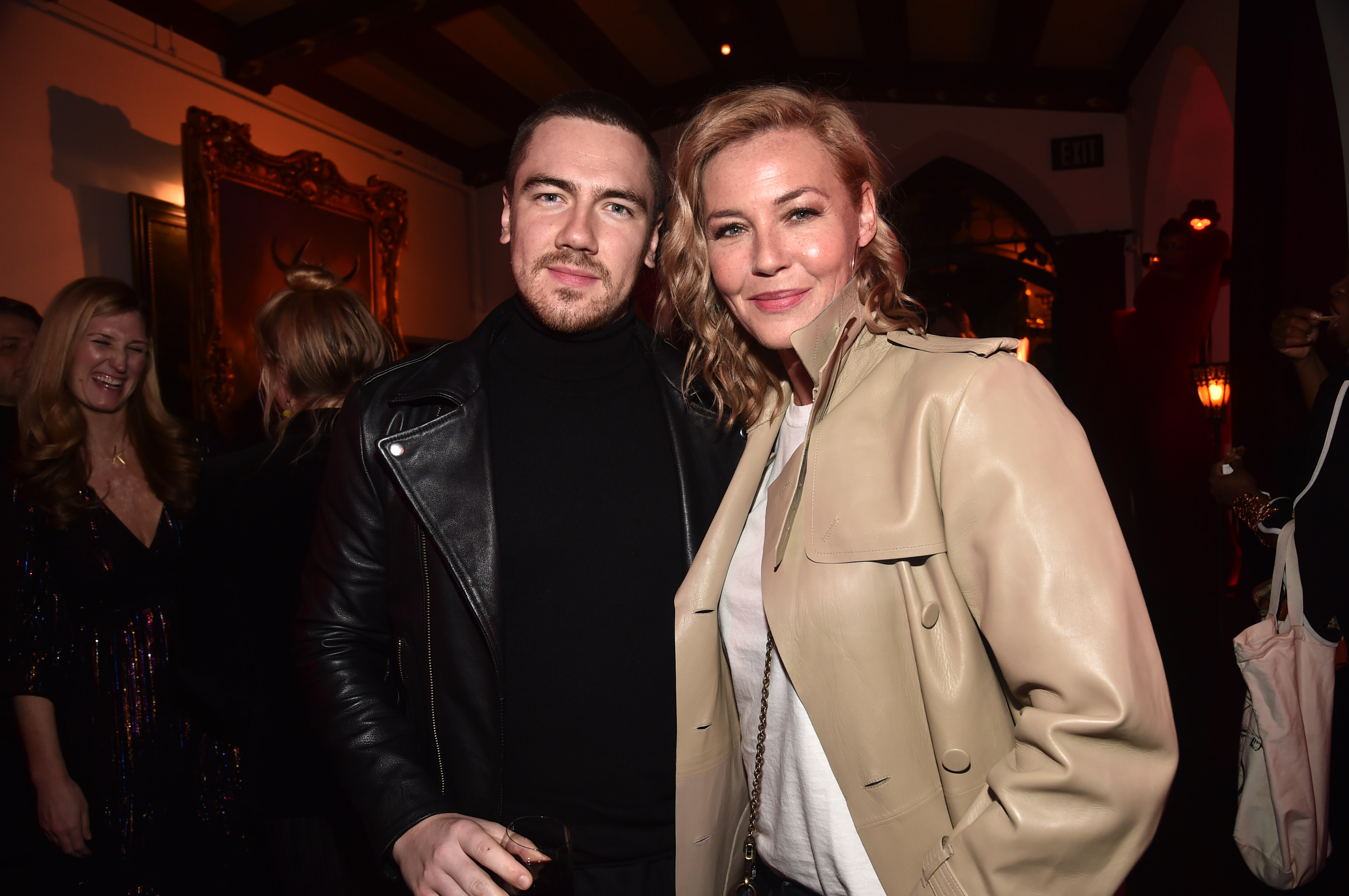 Sebastian Sartor and Connie Nielsen at the "I Am The Night" premiere after party on January 24, 2019, in Los Angeles, California. | Source: Getty Images