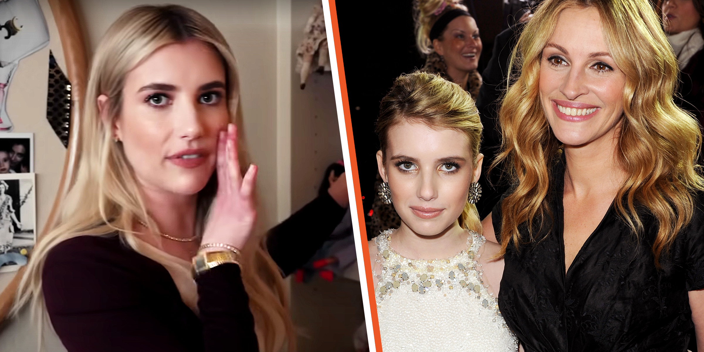 Emma Roberts | Emma and Julia Roberts | Source: Youtube/@Archdigest | Getty Images