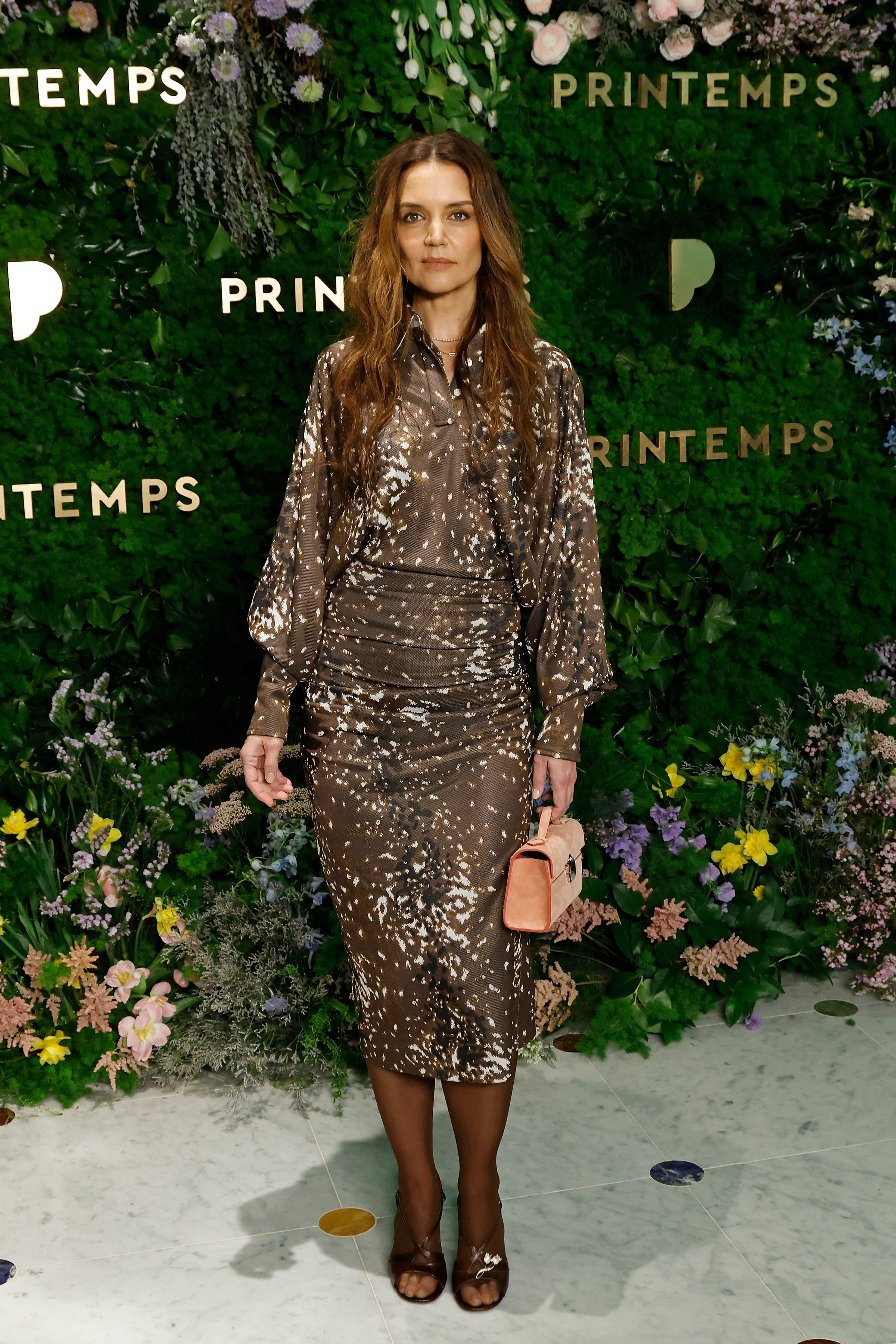 Katie Holmes at the Printemps store opening in Financial District on March 20, 2025, in New York. | Source: Getty Images