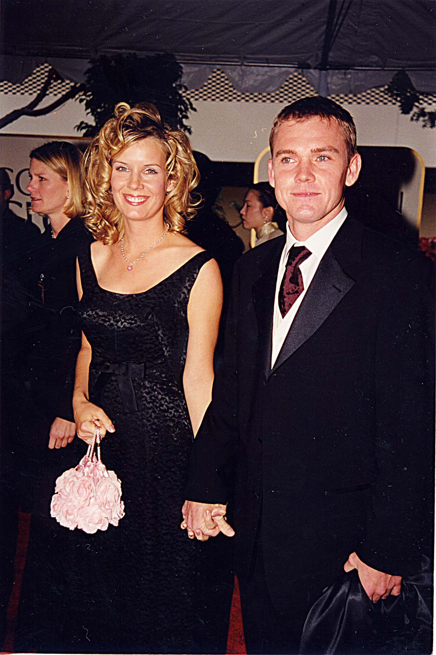 Andrea Schroder and Ricky Schroder attend the Golden Globe Awards in Los Angeles, California in 1999 | Source: Getty Images