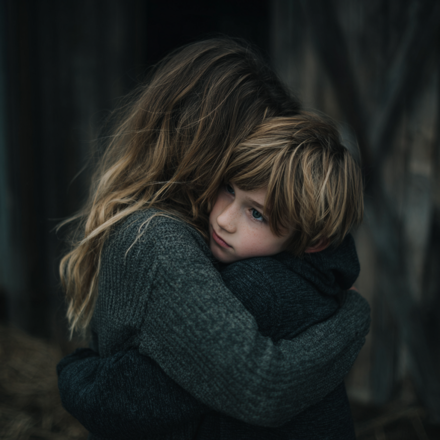A boy hugging a woman | Source: Midjourney