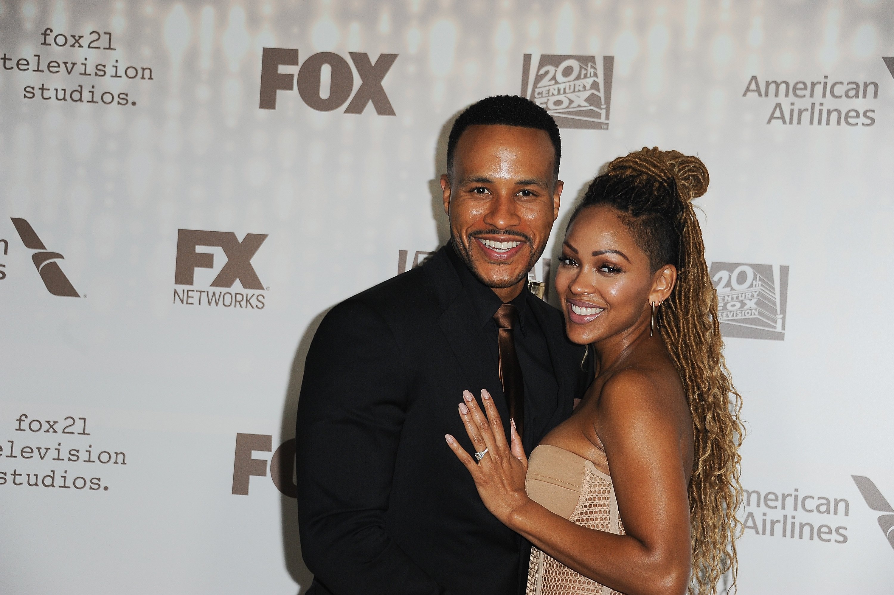 DeVon Franklin and Meagan Good at the 2017 Golden Globe Awards after-party on January 8, 2017 | Photo: Getty Images