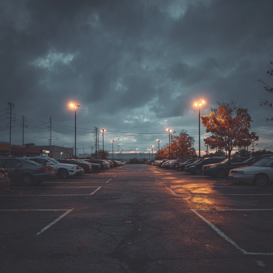 A parking lot | Source: Midjourney