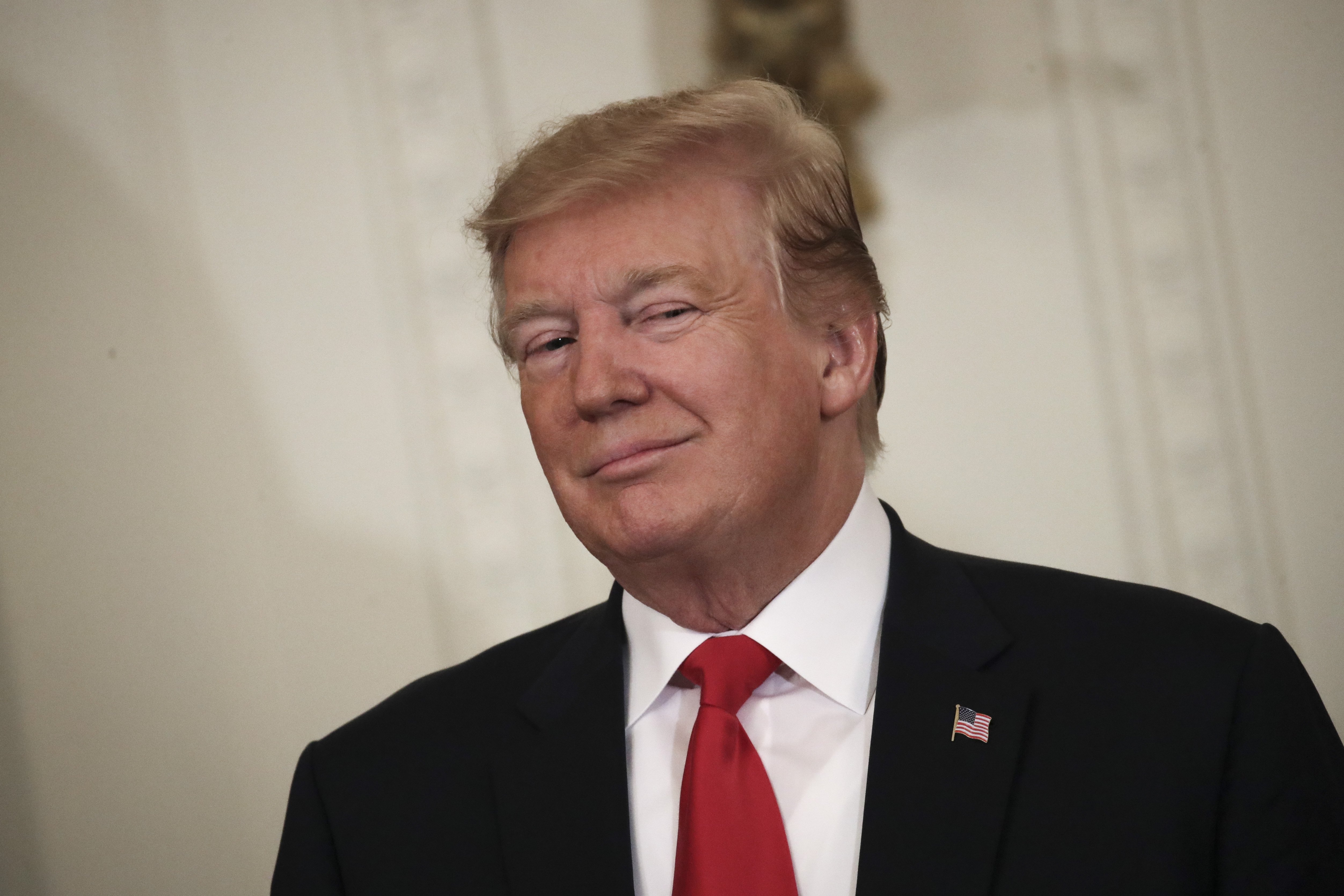 U.S. President Donald Trump at the Wounded Warrior Project in the White House | Photo: Getty Images