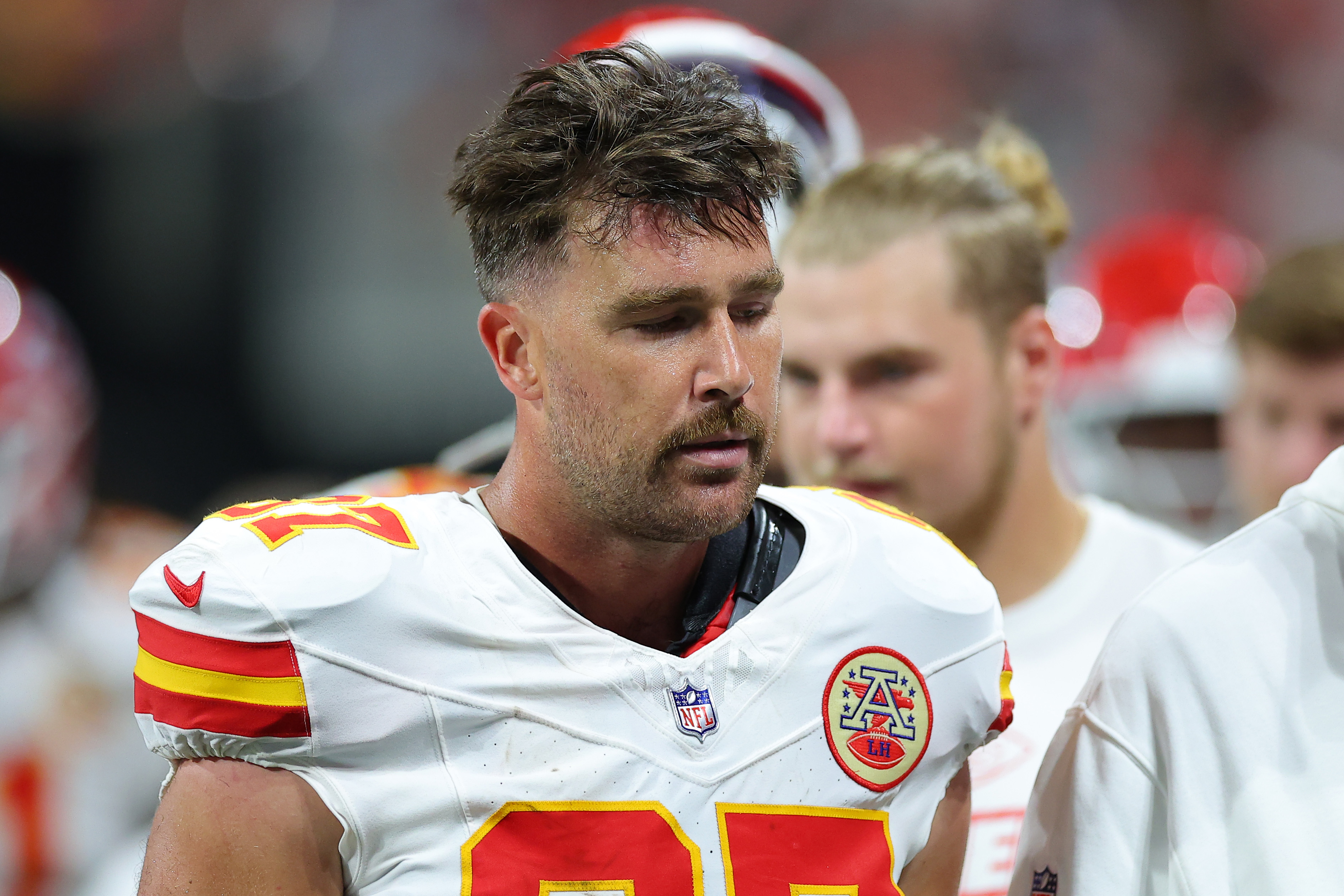 Travis Kelce in Atlanta, Georgia on September 22, 2024 | Source: Getty Images