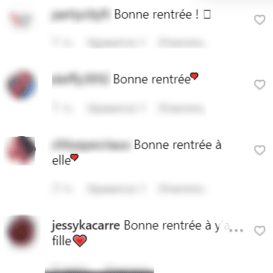 Commentaire d'un post | source : Instagram