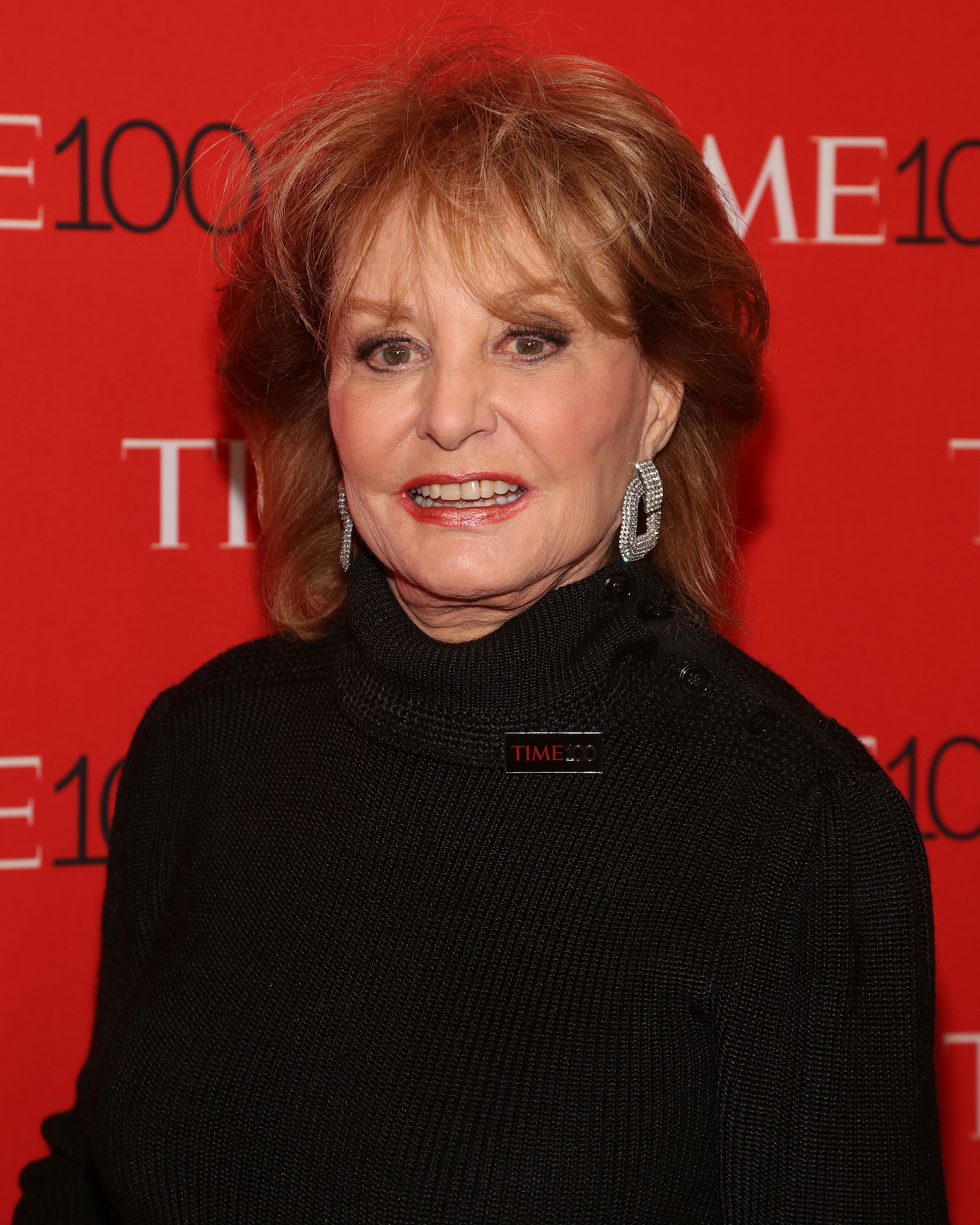 TV personality Barbara Walters attending the 2015 Time 100 Gala at Frederick P. Rose Hall, Jazz at Lincoln Center on April 21, 2015 in New York City. / Source: Getty Images