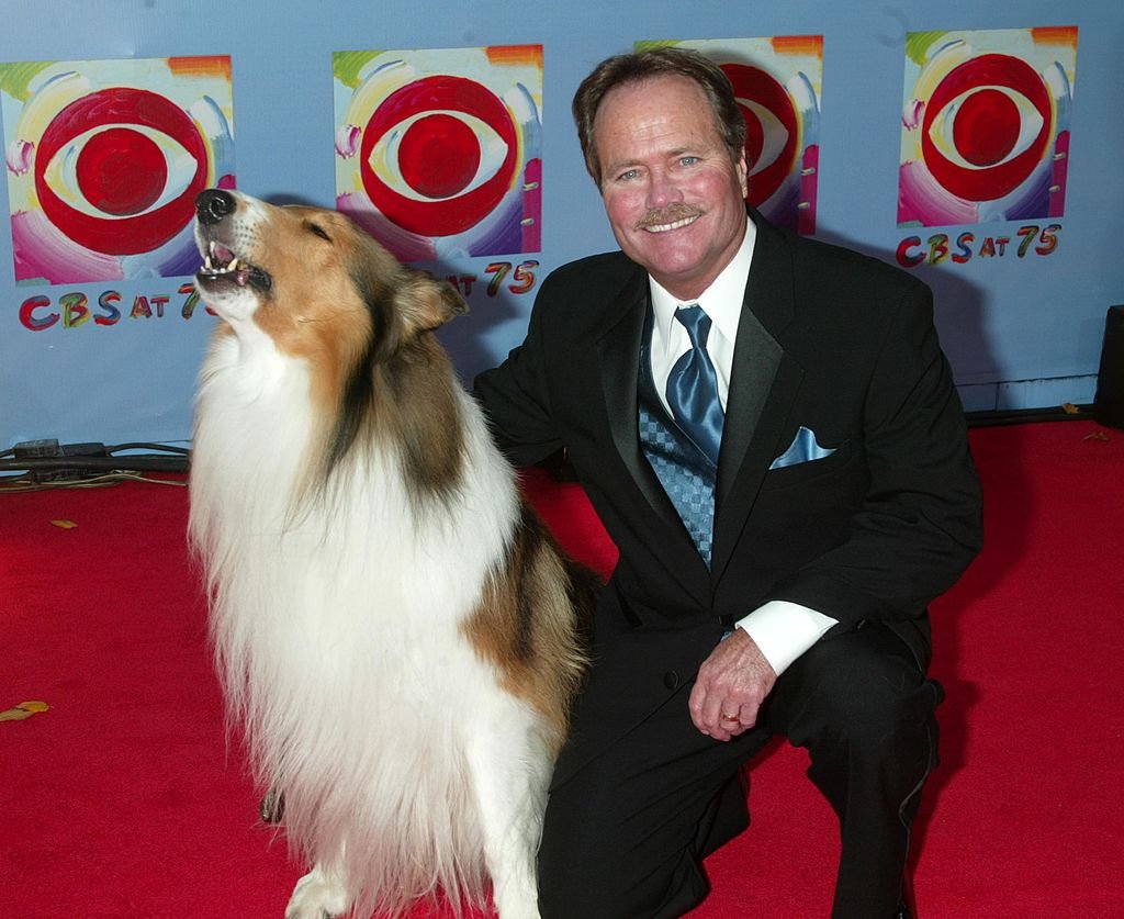 Lassie and Jon Provost during CBS at 75 at Hammerstein Ballroom in New York City on November 02, 2003. | Photo: Getty Images