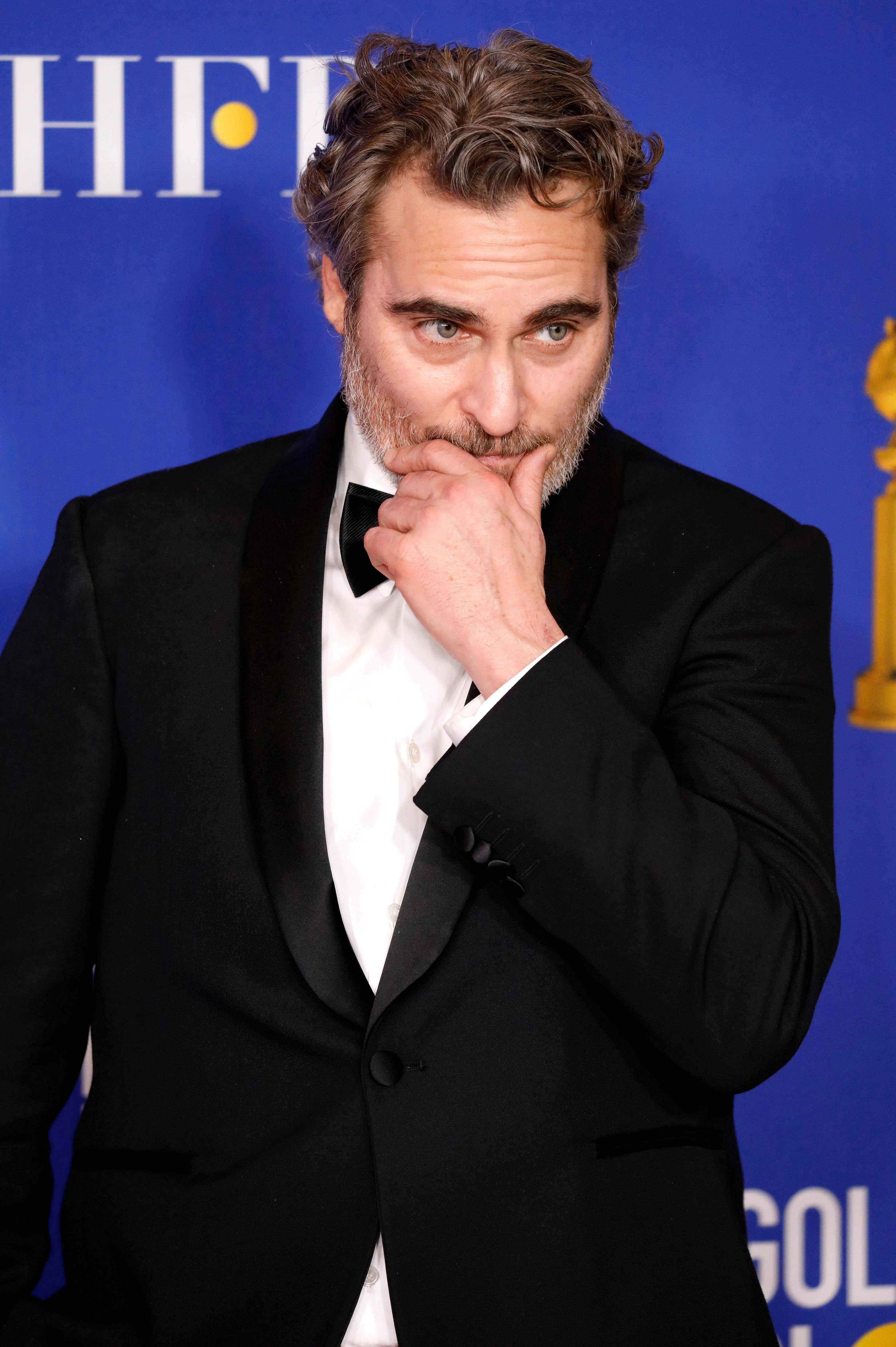 Joaquin Phoenix during the press room for the 77th Annual Golden Globe Awards at the Beverly Hilton Hotel on January 05, 2020 in Beverly Hills, California.  |  Source: Getty Images