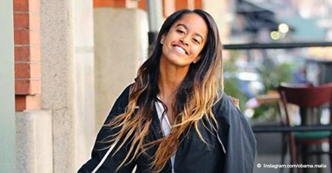 Malia Obama stuns with African-inspired hairstyle and tight leggings on summer vacation in NYC